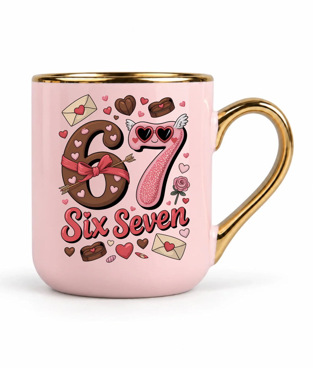 Kubek elegant - Miłość Six Seven 67 W72