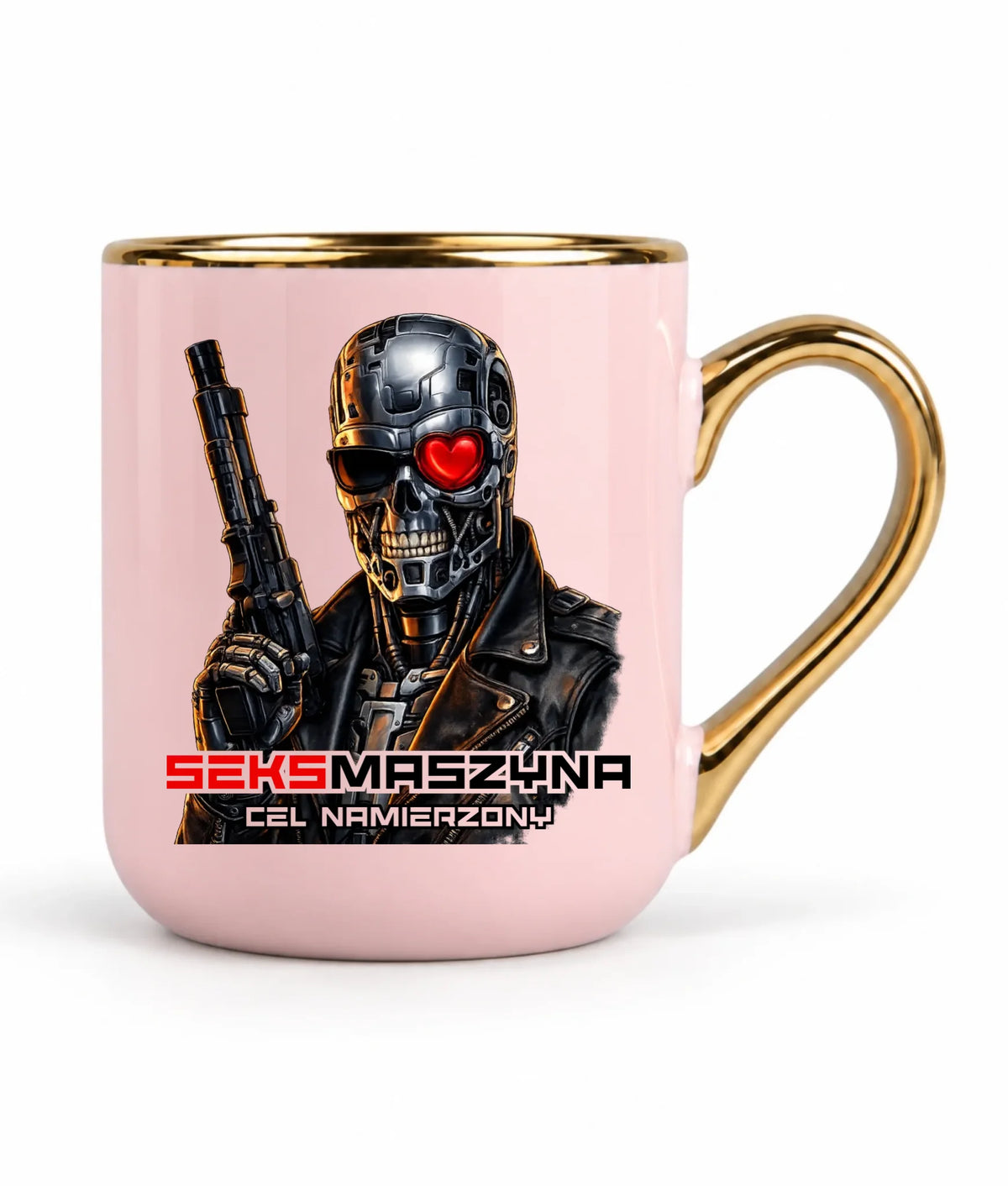 Kubek elegant dla faceta - Cyborg z sercem Seks maszyna DCH32