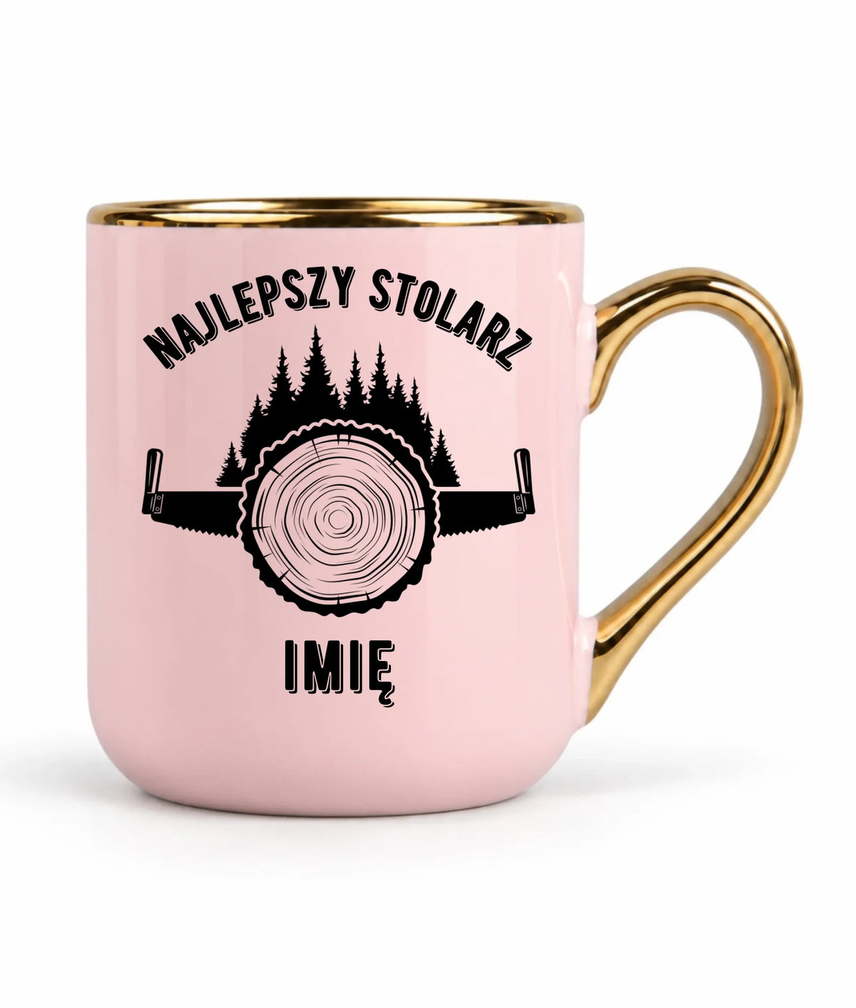 Kubek elegant dla stolarza - Najlepszy stolarz - personalizowany ZS01