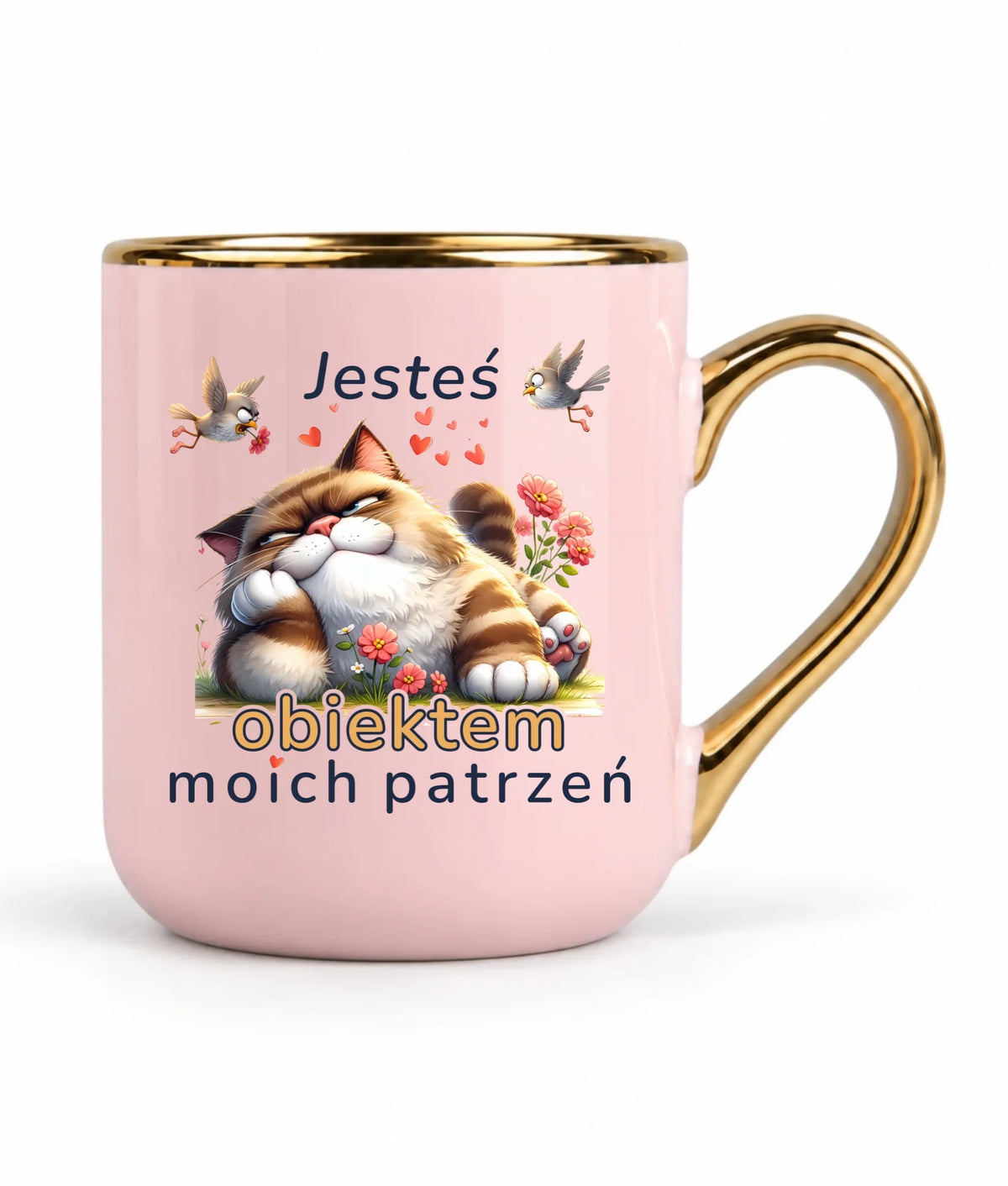 Kubek elegant dla par - Jesteś obiektem moich patrzeń W68