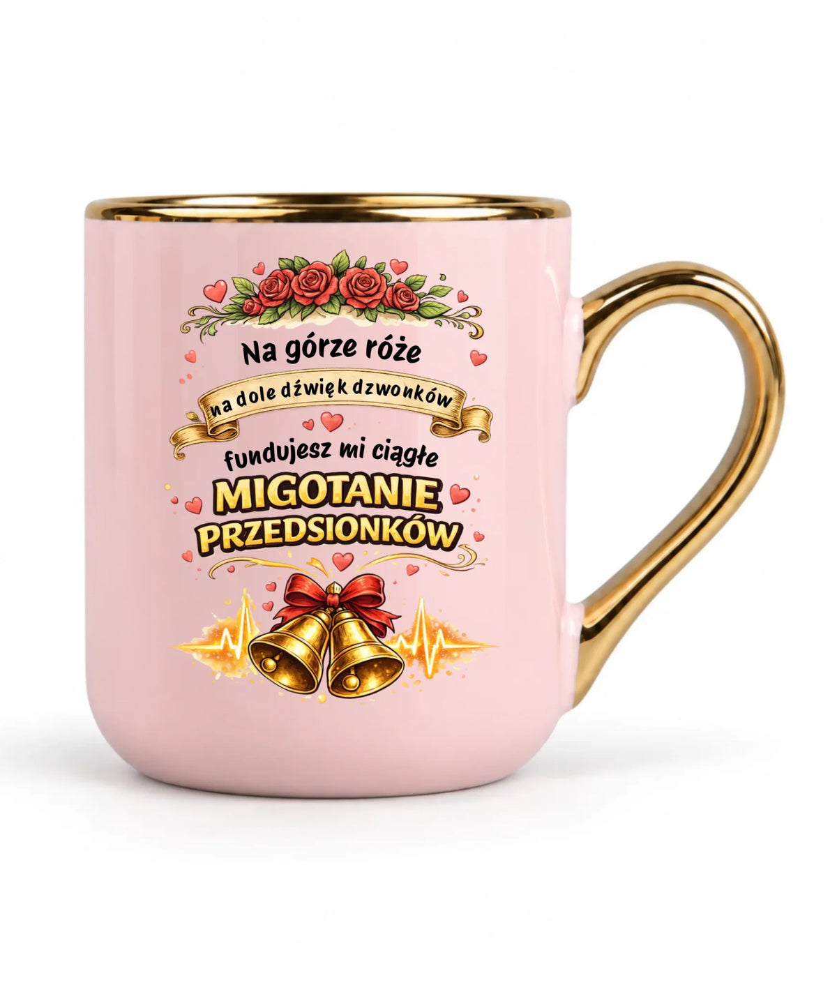 Kubek elegant dla par - Fundujesz mi ciągłe migotanie przedsionków W71