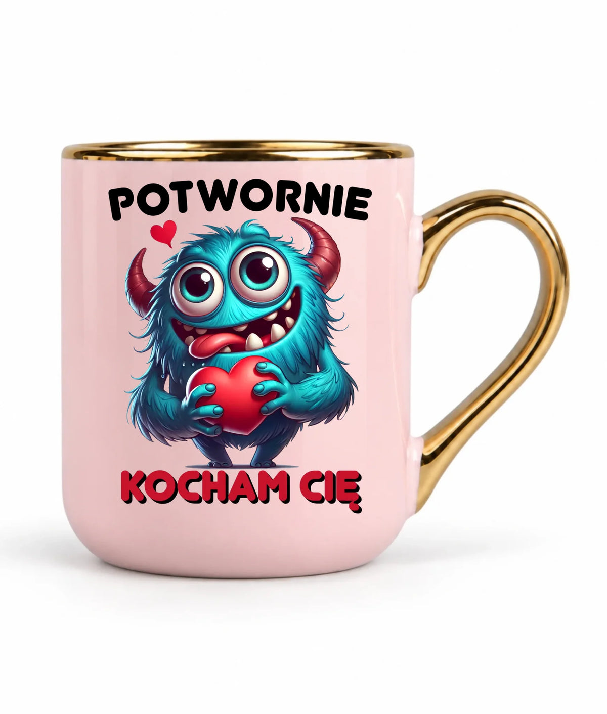 Kubek elegant dla par - Potwornie Kocham Cię W45