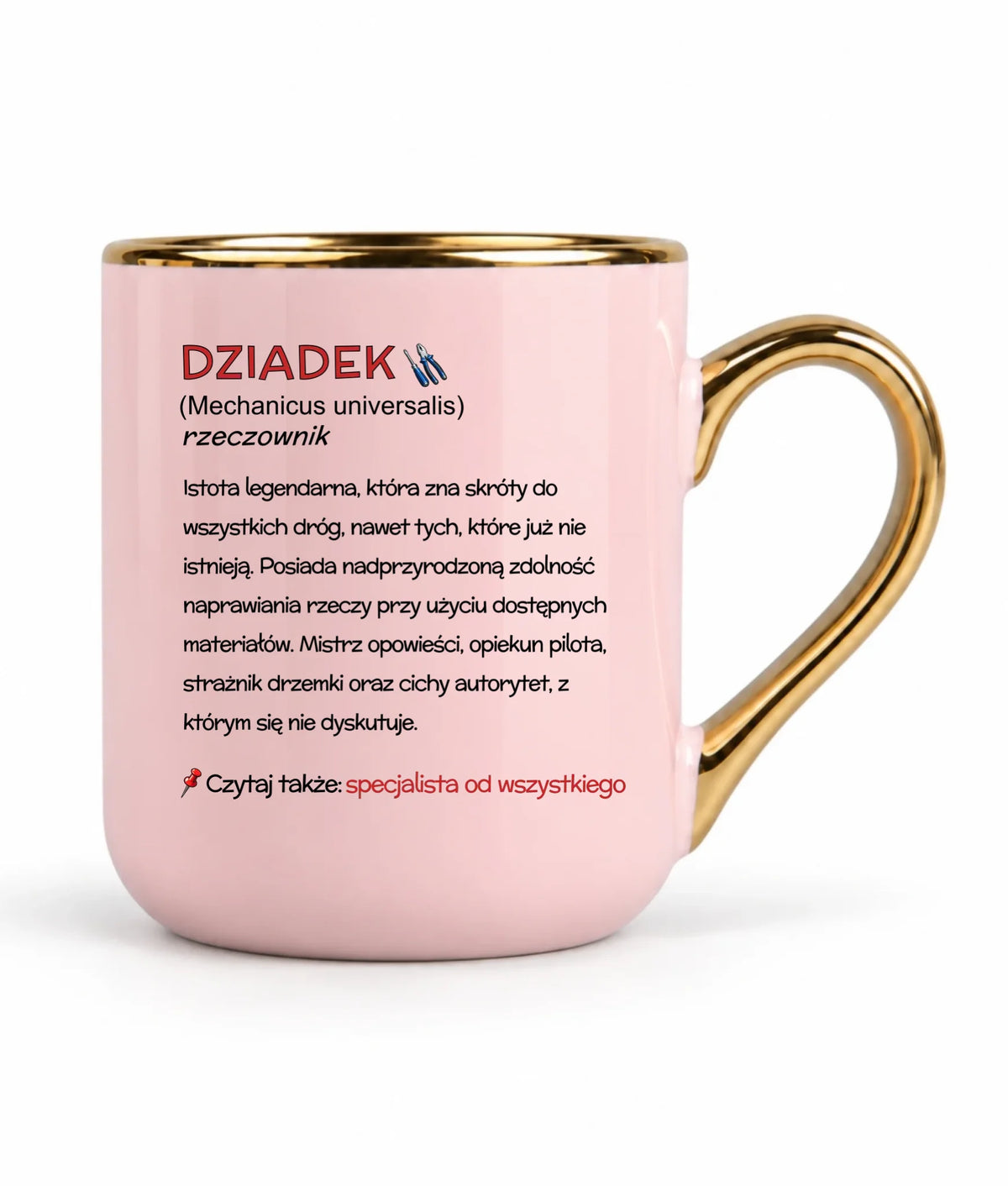 Kubek elegant dla dziadka - Dziadek śmieszna definicja D43