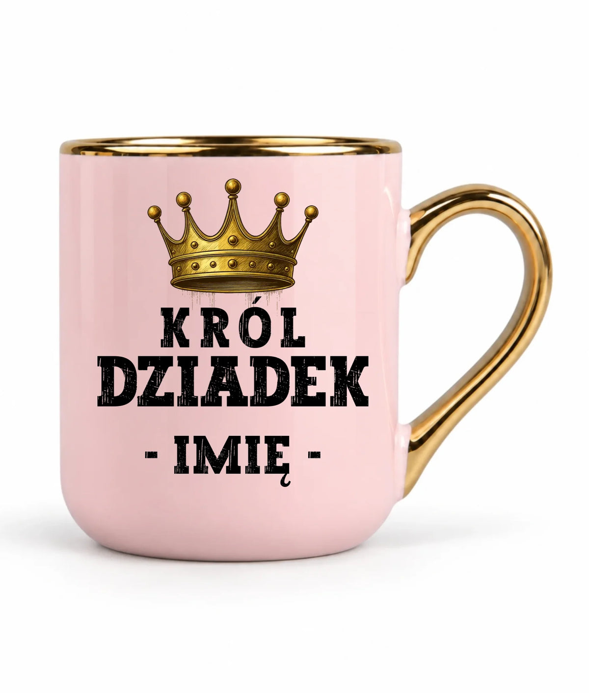 Kubek elegant dla dziadka - Król Dziadek - personalizowany D17
