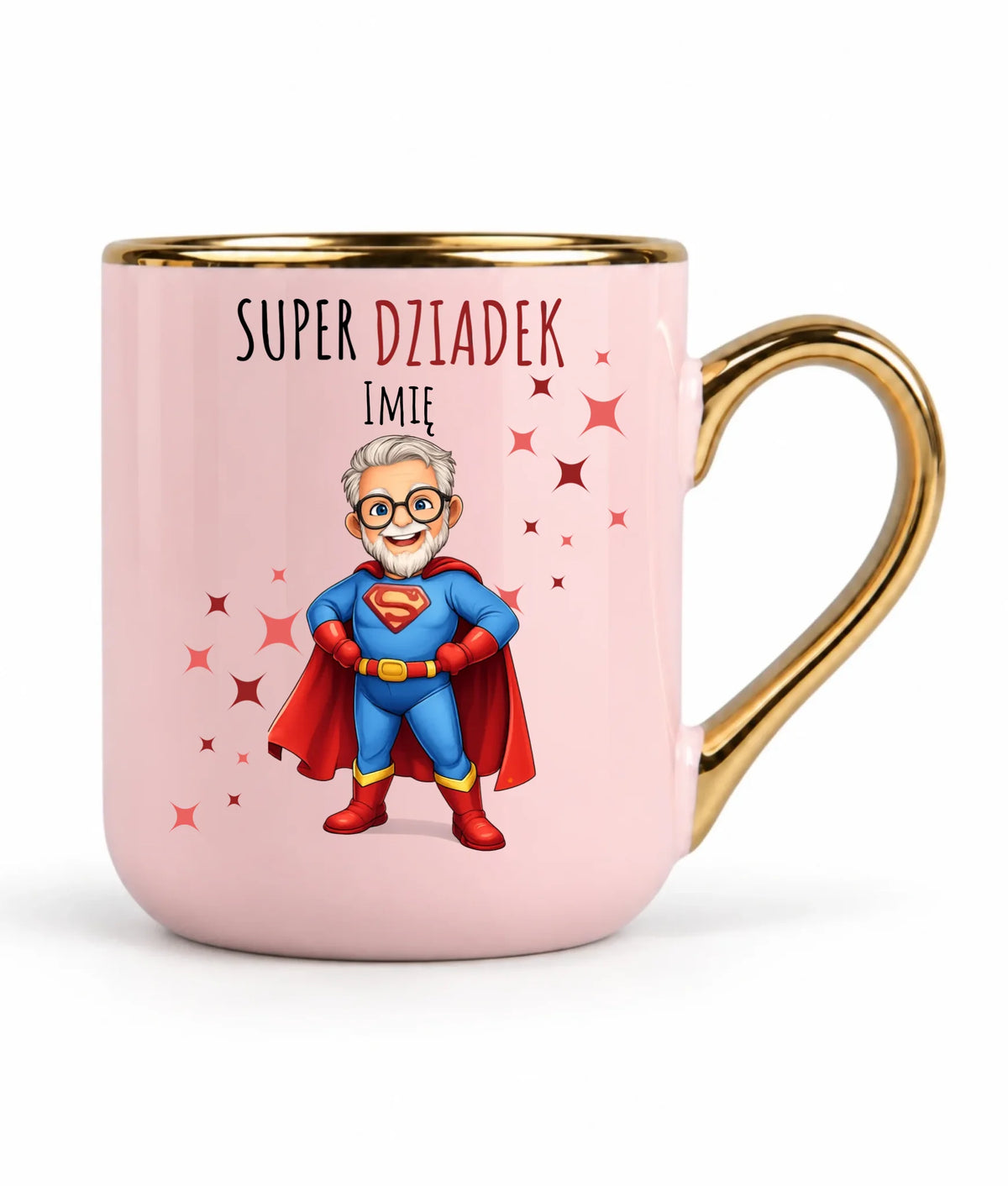Kubek elegant dla dziadka - Super Dziadek - personalizowany D02