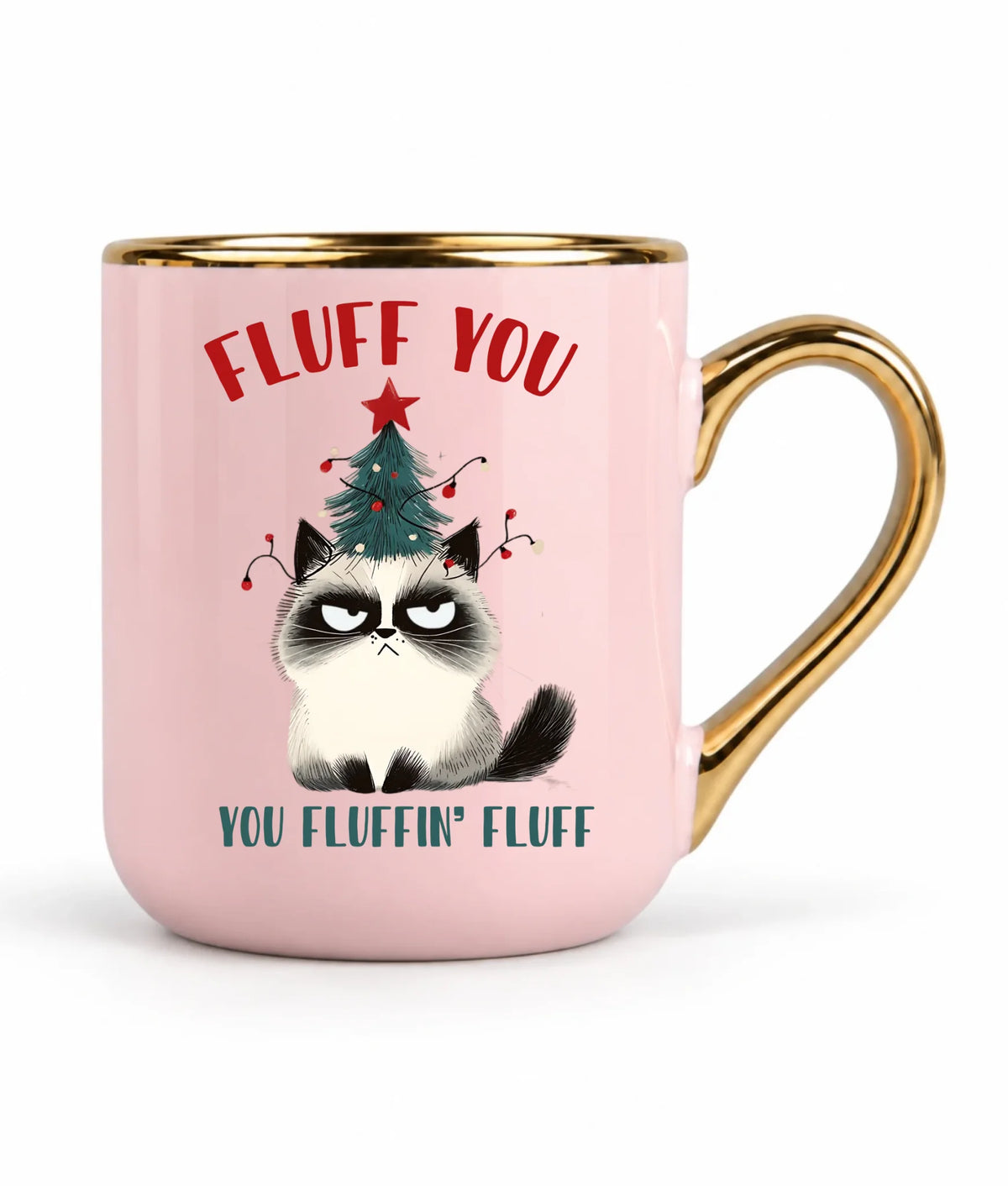 Kubek elegant świąteczny - Fluff You BN10
