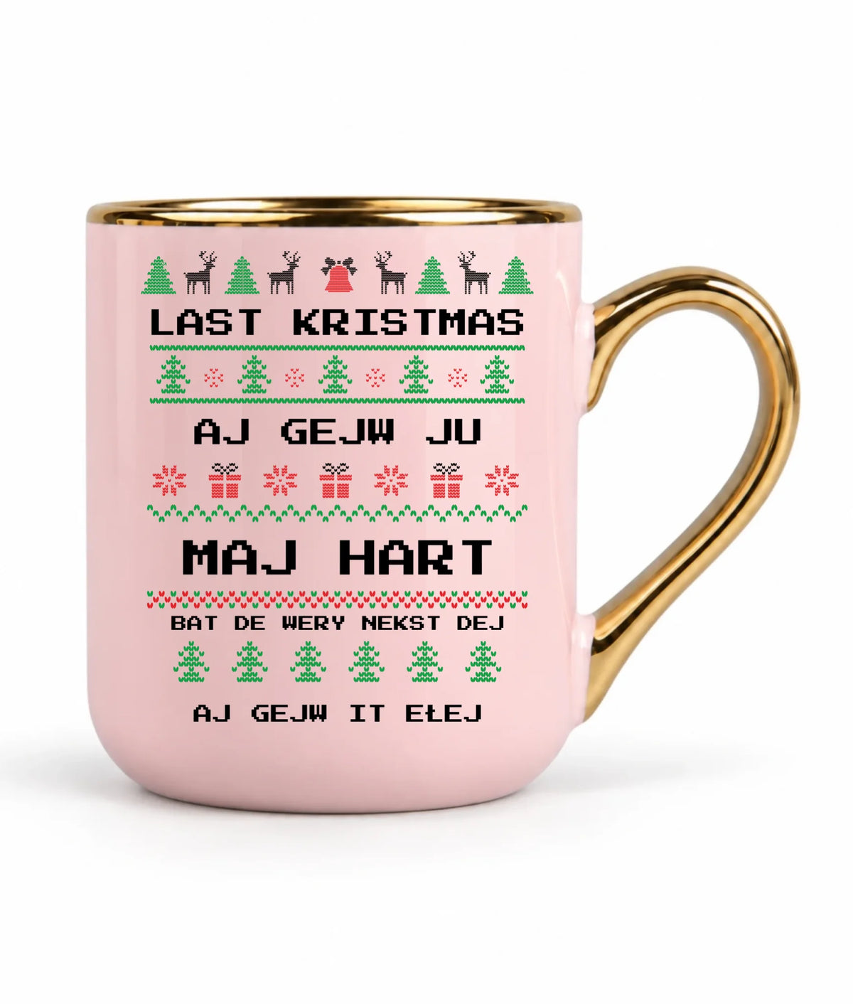 Kubek elegant świąteczny - Last kristmas aj gejw ju maj hart BN13
