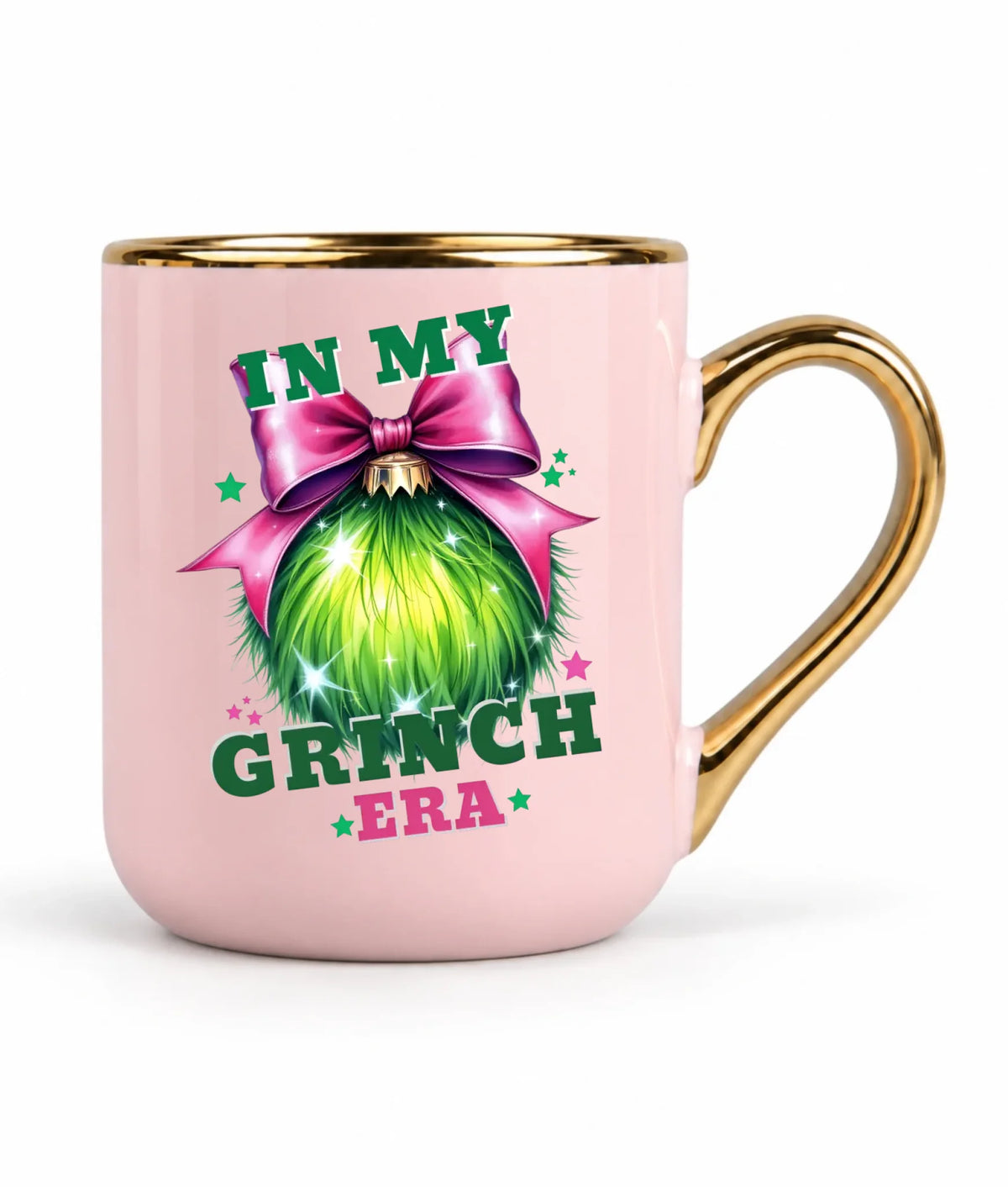 Kubek elegant świąteczny - In my Grinch era BN26