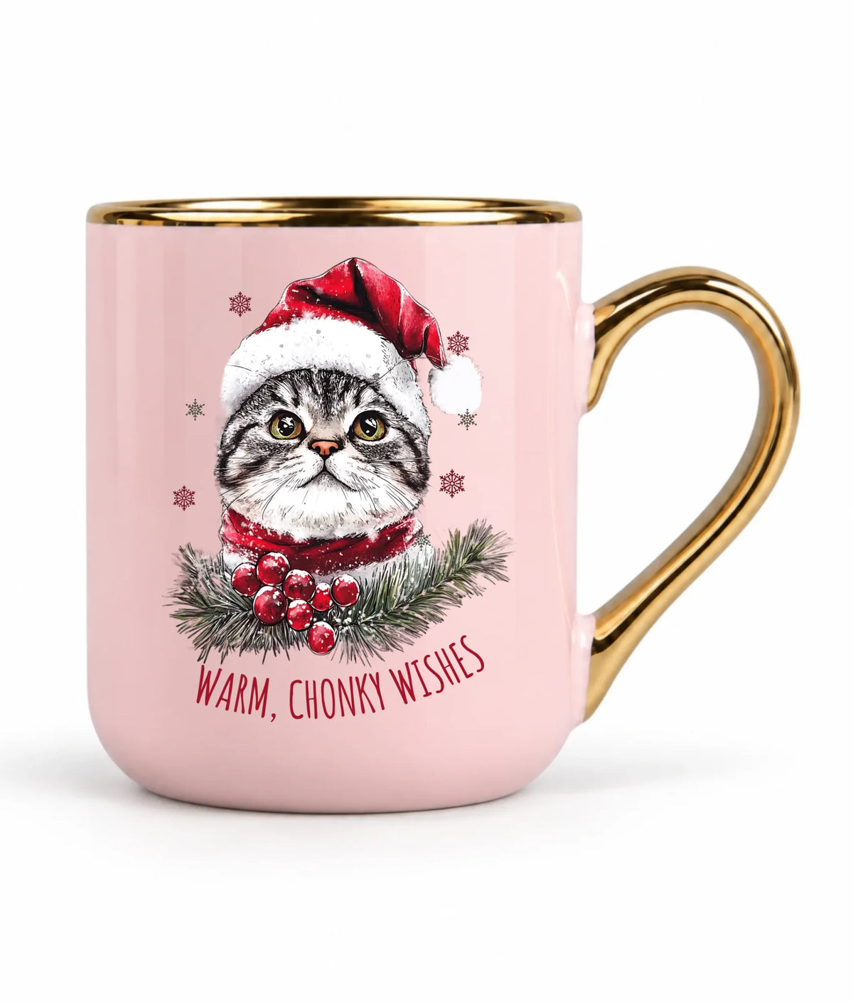 Kubek elegant świąteczny - Warm, Chonky Wishes BN36