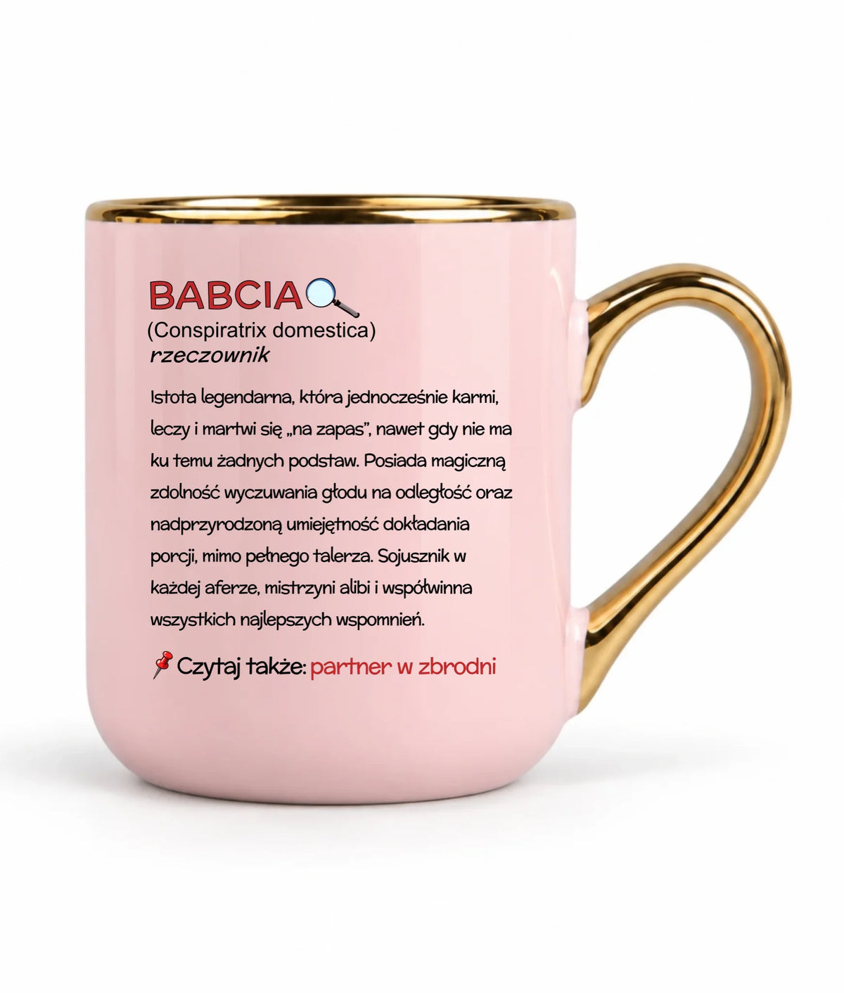 Kubek elegant dla babci - Babcia śmieszna definicja B35