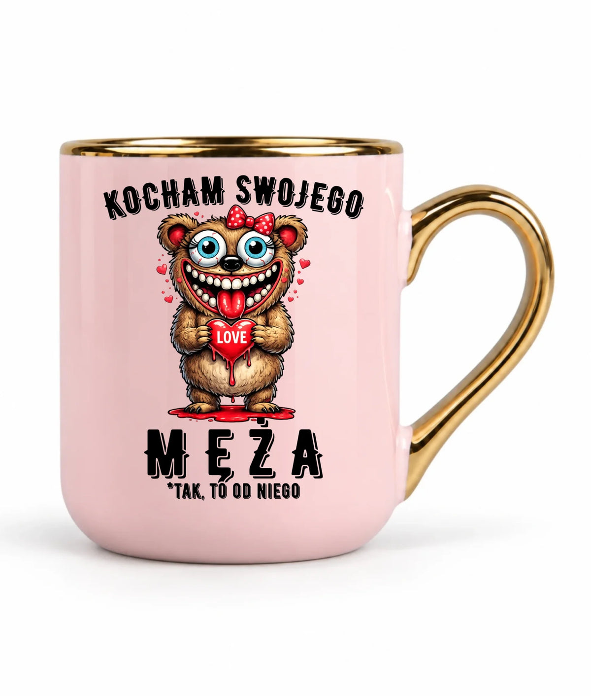 Kubek elegant dla żony - Kocham swojego męża W22