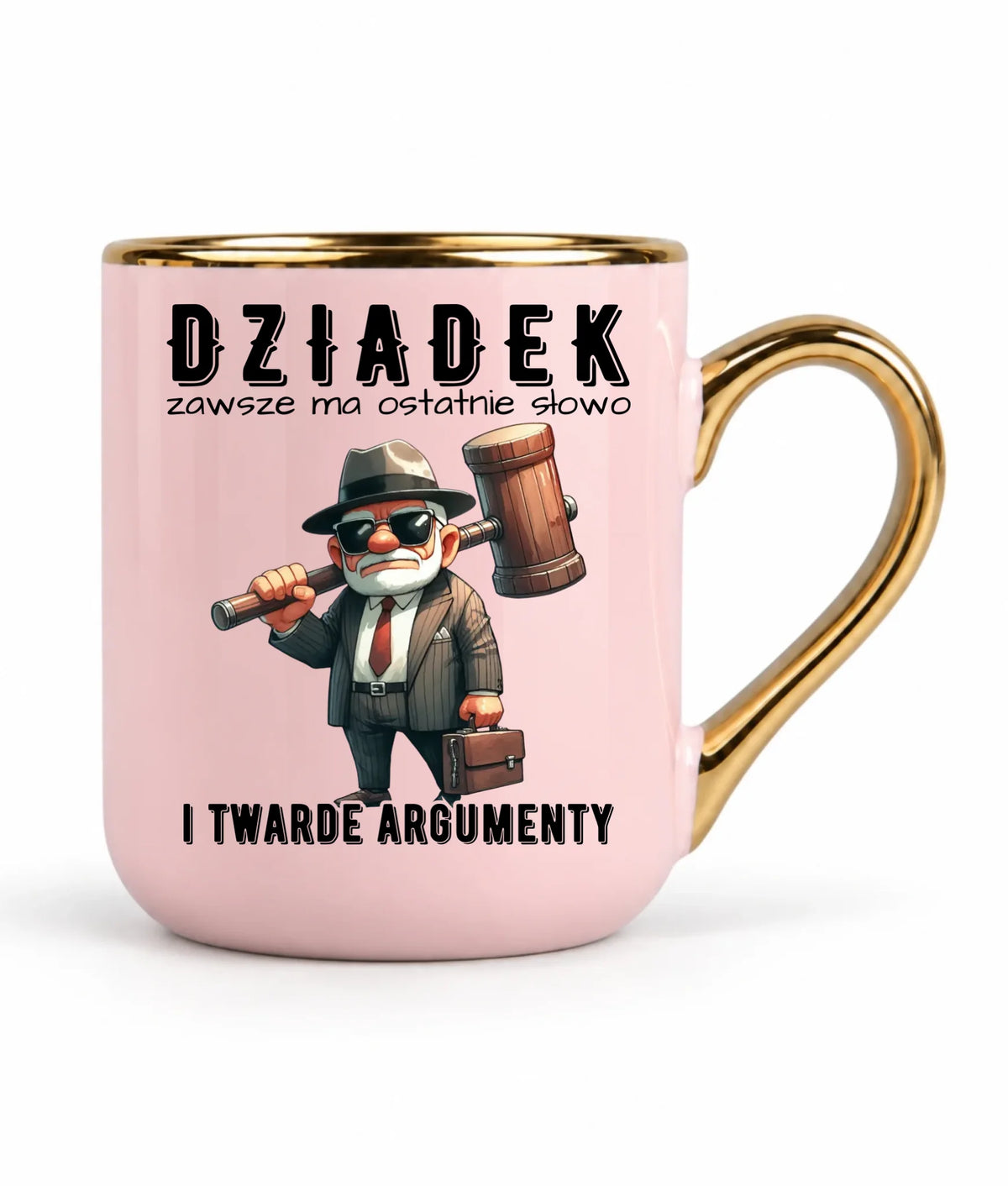 Kubek elegant dla dziadka - Dziadek zawsze ma ostatnie słowo D40