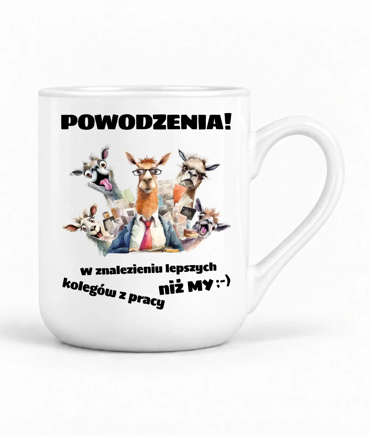 Kubek elegant na odejście z pracy - Powodzenia w znalezieniu lepszych kolegów