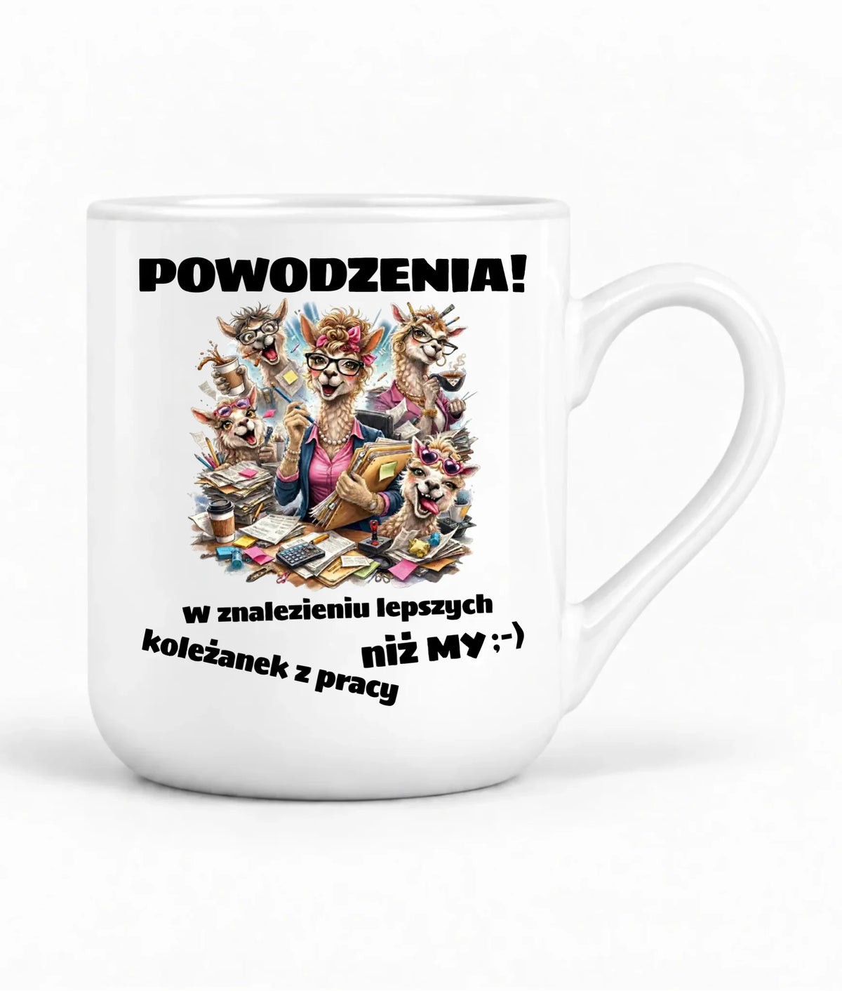 Kubek elegant na odejście z pracy - Powodzenia w znalezieniu lepszych koleżanek