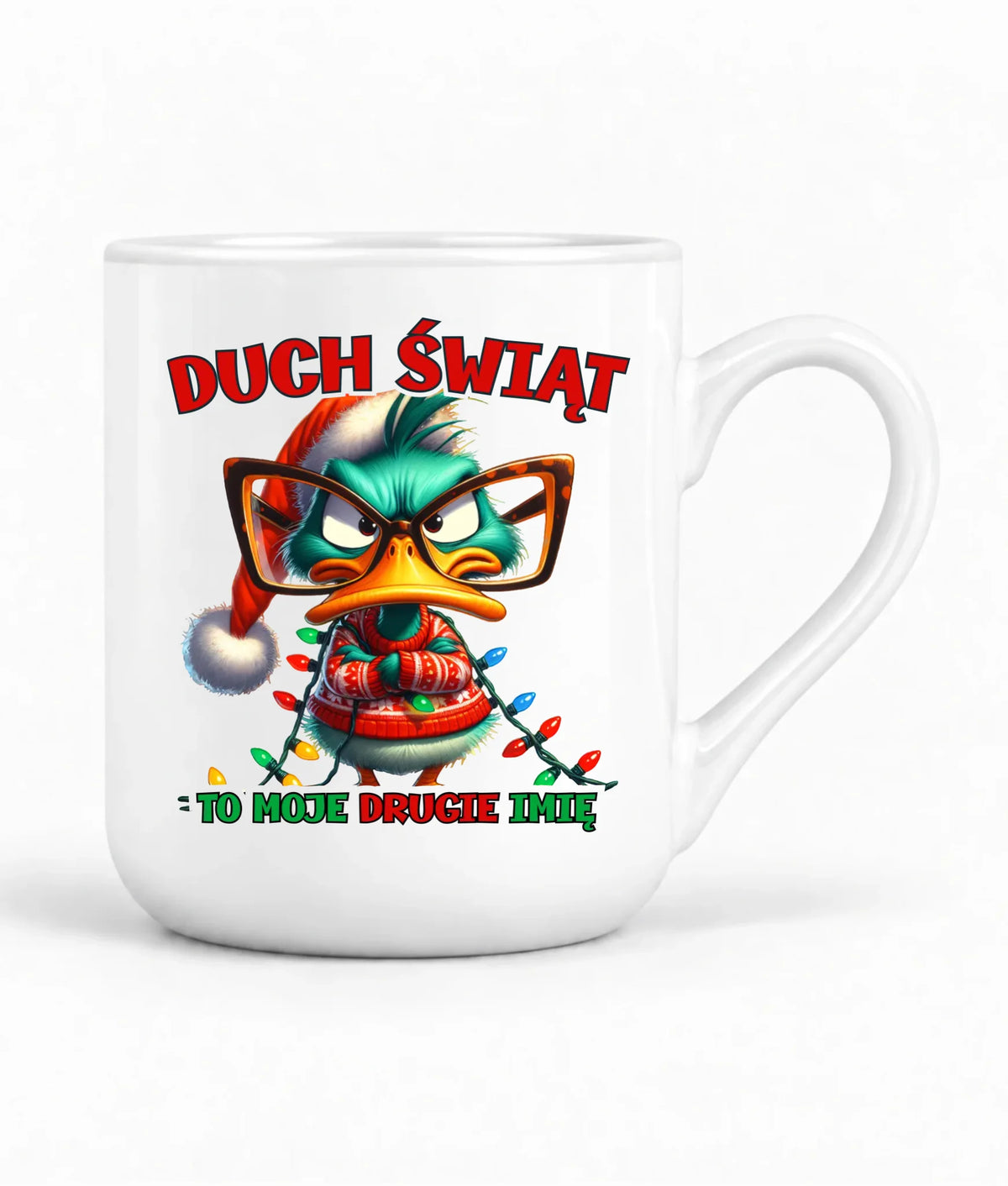 Kubek elegant świąteczny - Duch Świąt to moje drugie imię BN76