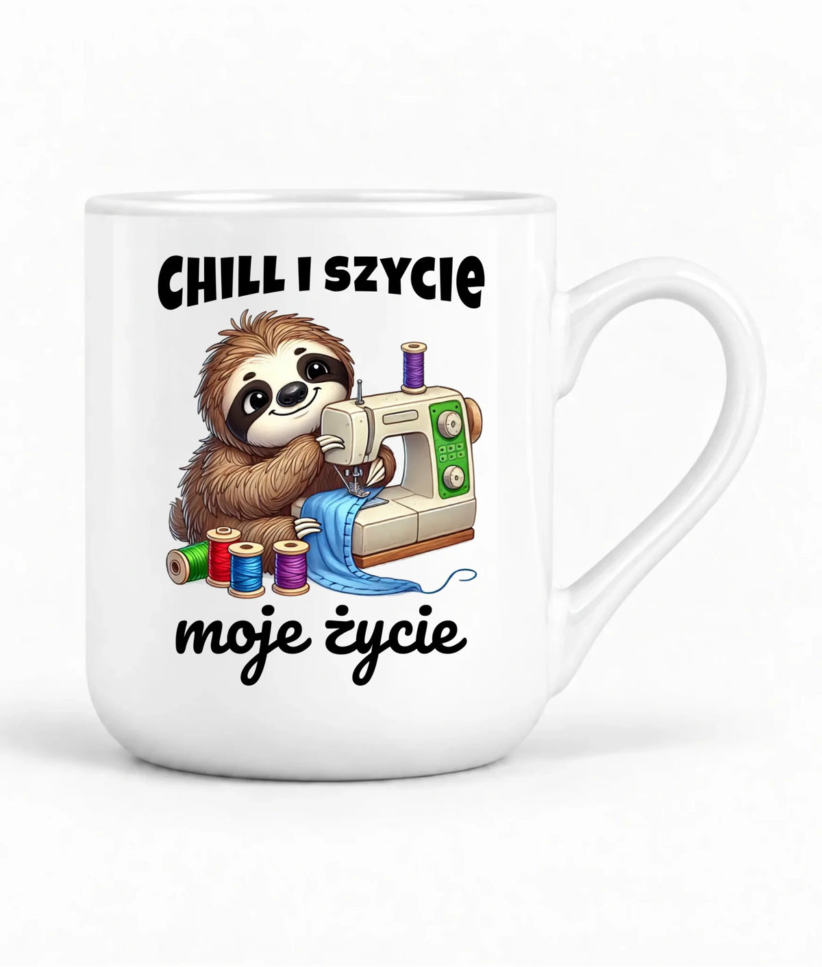 Kubek elegant szyciowy dla krawcowej - Chill i szycie moje życie HS17