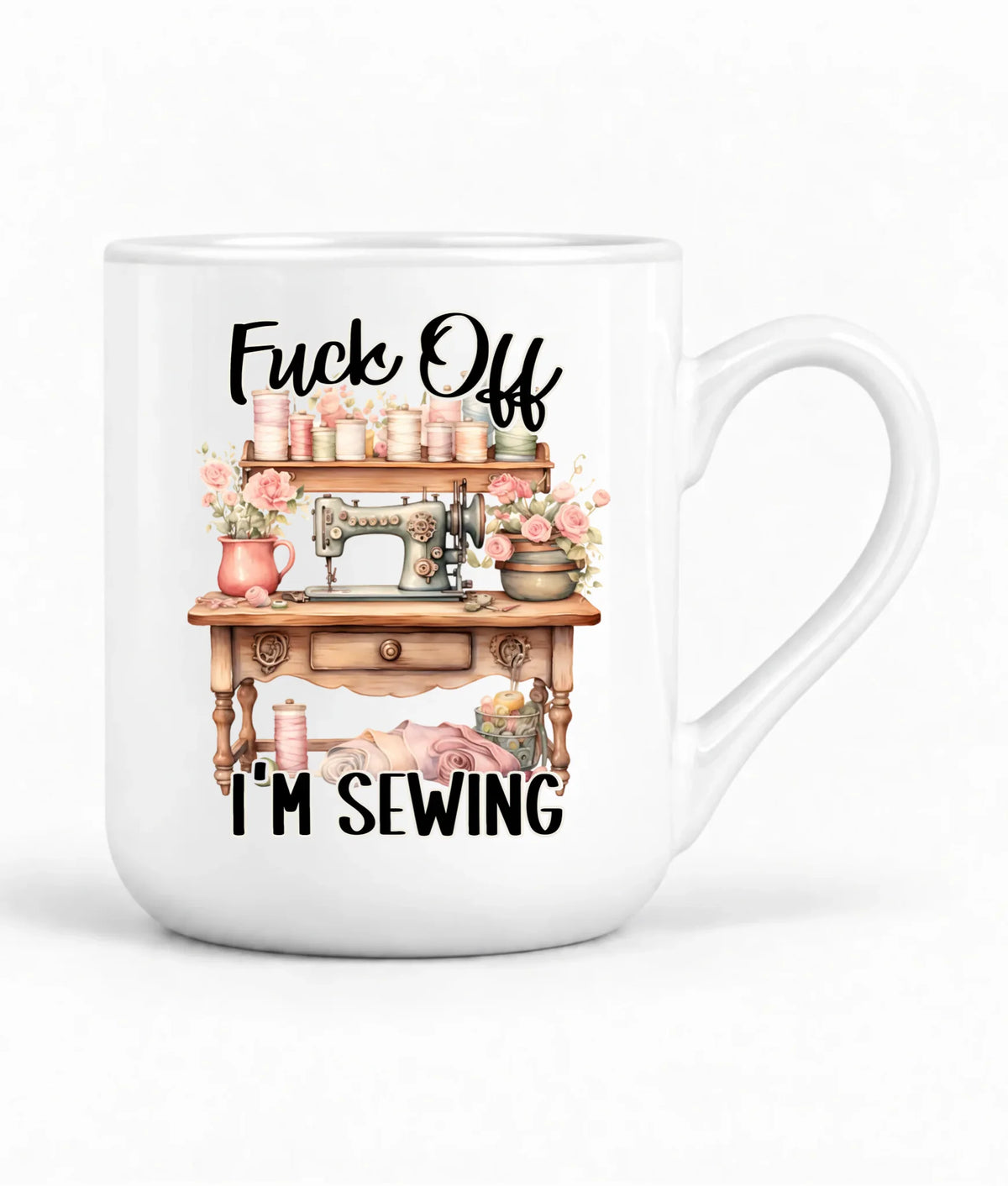 Kubek elegant szyciowy dla krawcowej - Fck off im sewing HS16
