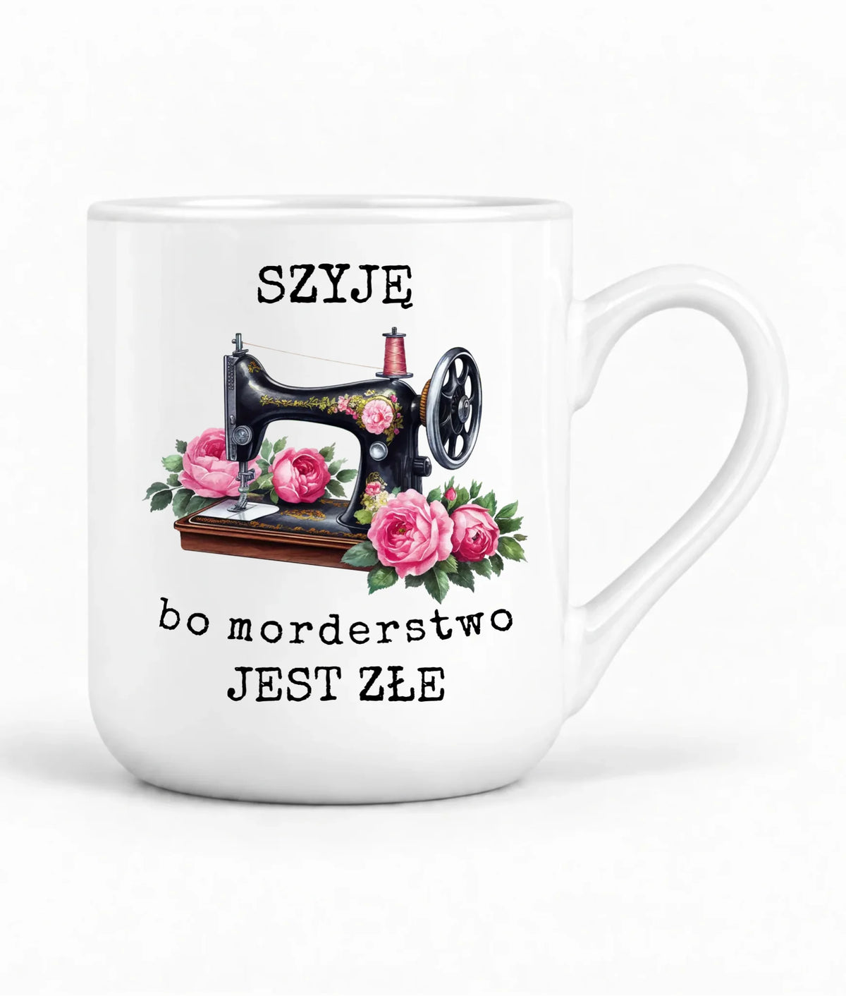 Kubek elegant szyciowy dla krawcowej - Szyję, bo morderstwo jest złe HS14