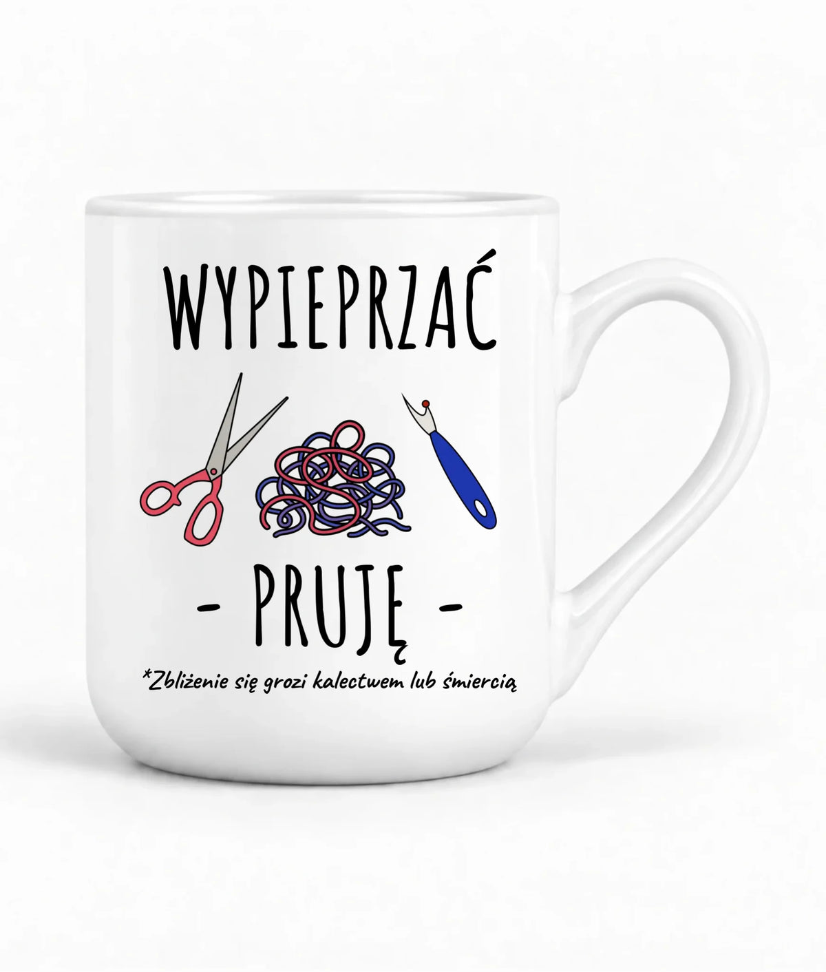 Kubek elegant szyciowy dla krawcowej - Wypieprzać, pruję HS08