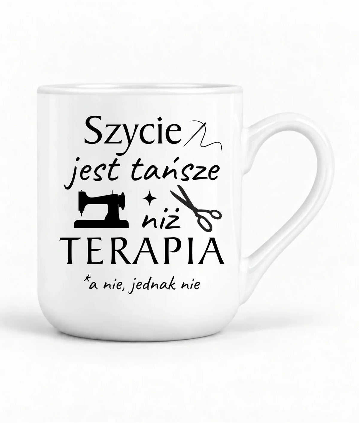 Kubek elegant szyciowy dla krawcowej - Szycie tańsze niż terapia HS04