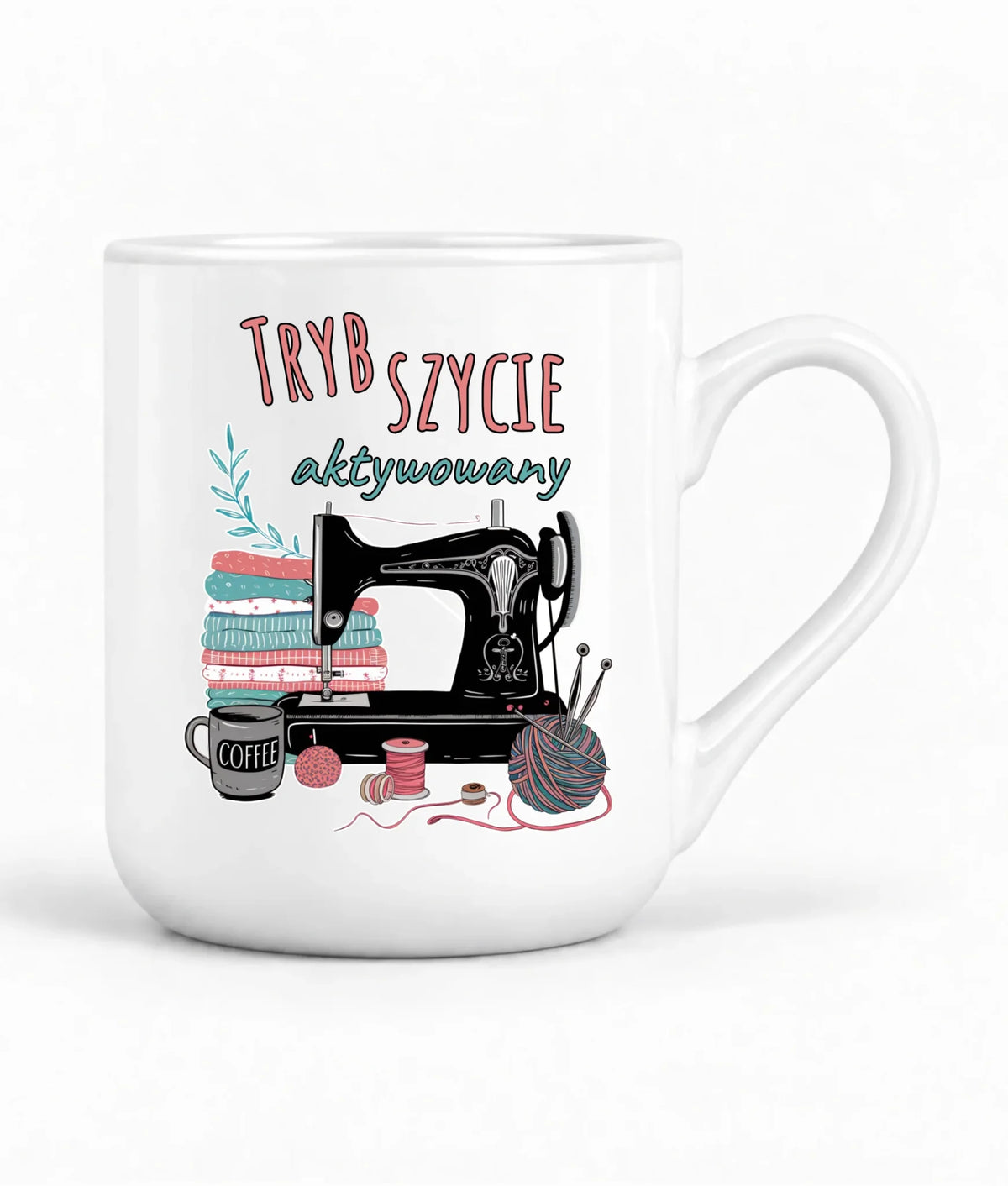 Kubek elegant szyciowy dla krawcowej - Tryb szycie aktywowany HS06