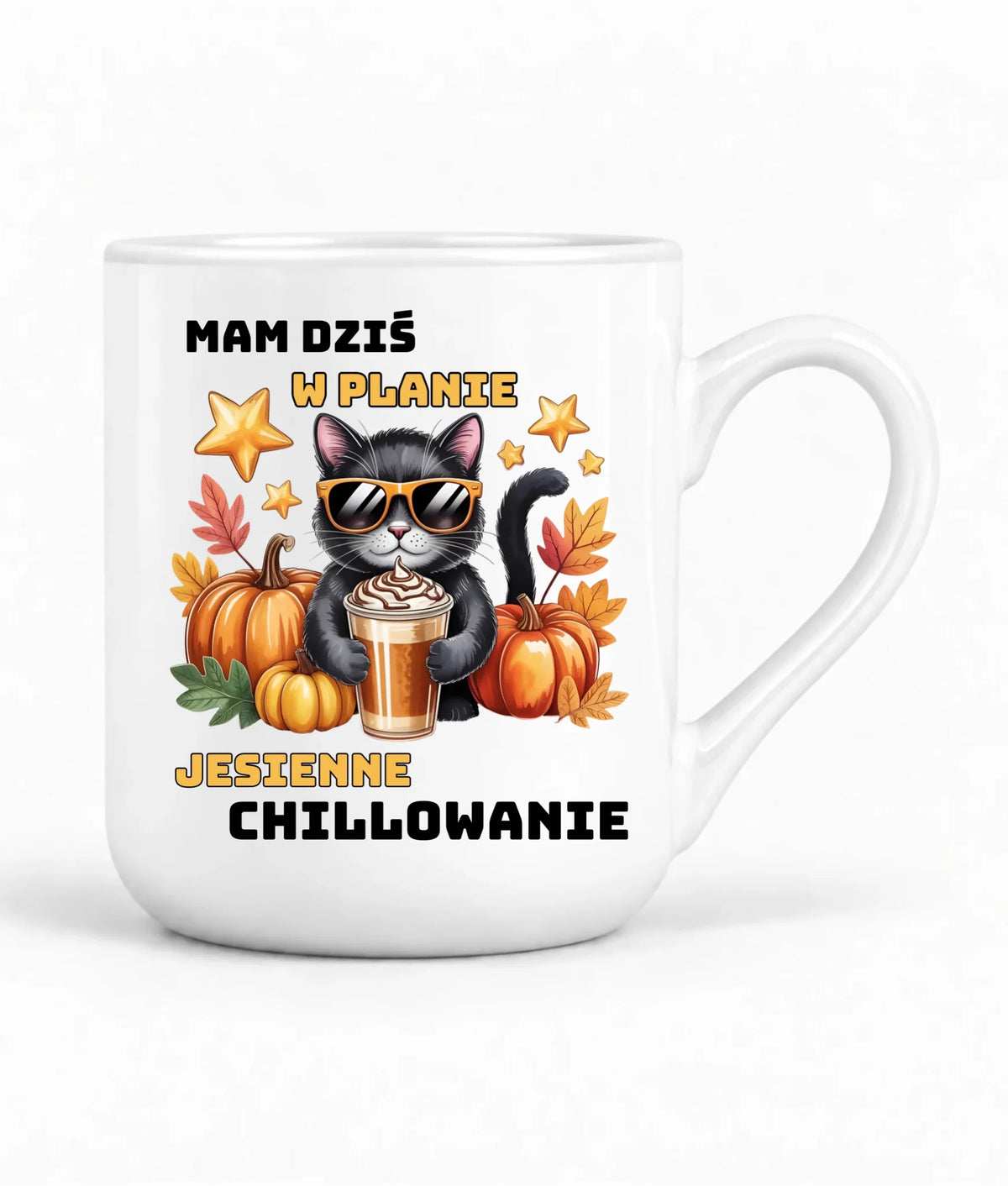 Kubek elegant jesienny - Mam dziś w planie jesienne chillowanie JS34