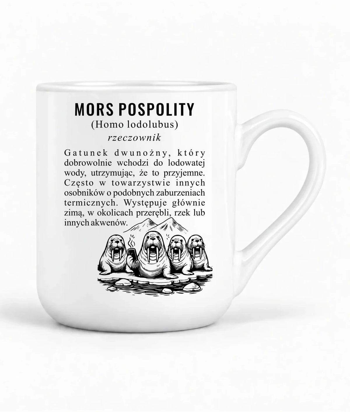 Kubek elegant - prezent dla morsa - Mors pospolity [Homo lodolubus] HM12