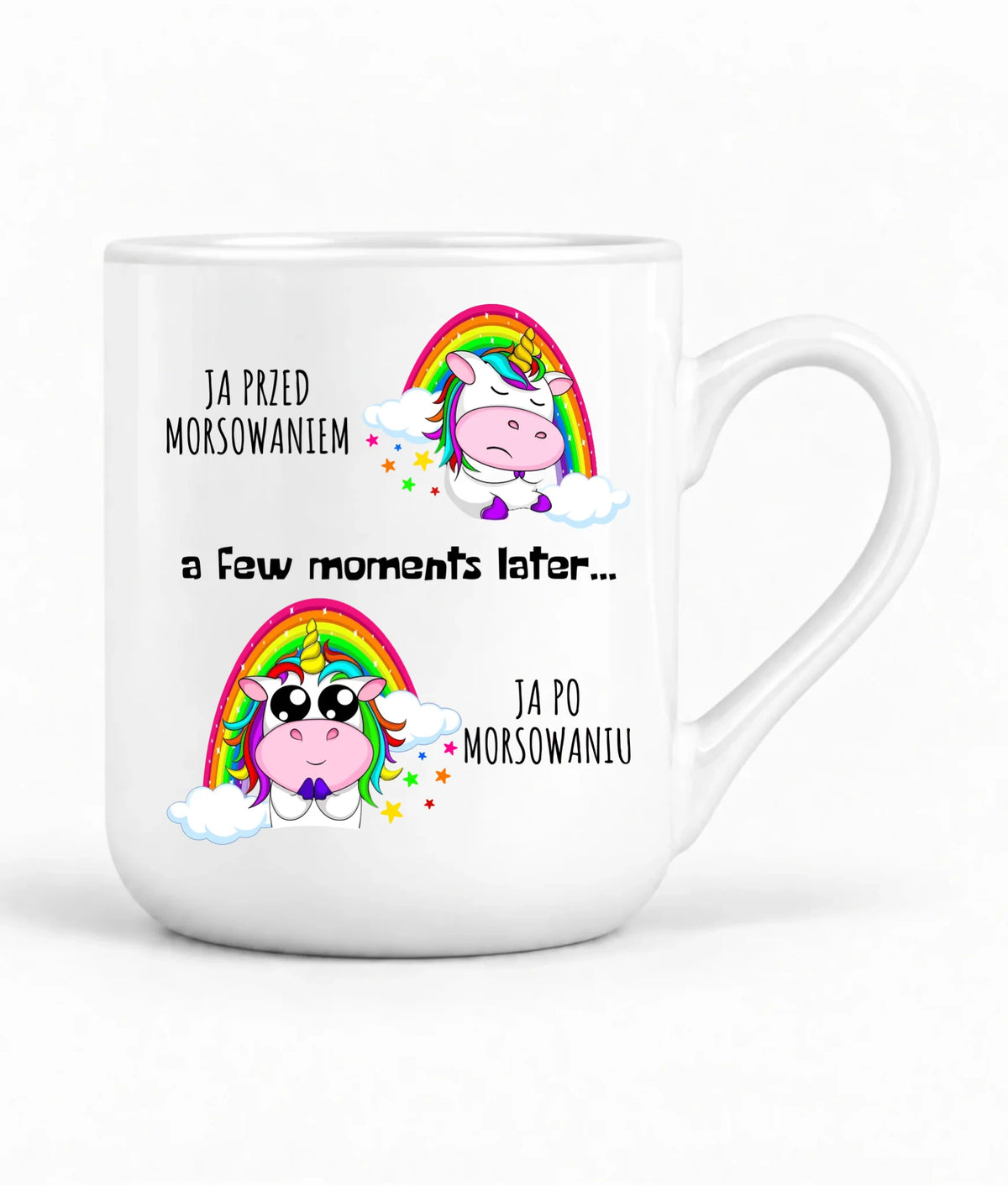 Kubek elegant - prezent dla morsa - Jednorożec - Ja po morsowaniu HM11