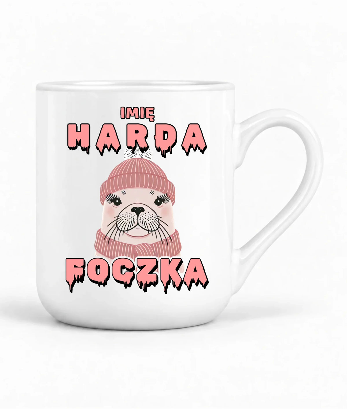 Kubek elegant - prezent dla morsa - Harda foczka - personalizowany HM05