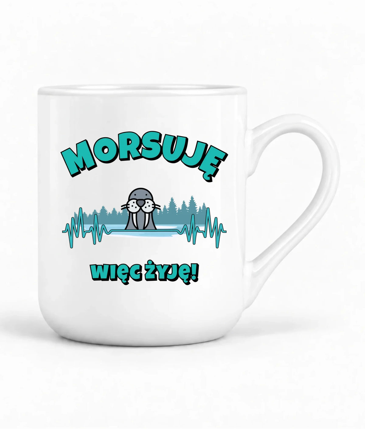 Kubek elegant - prezent dla morsa - Morsuję więc żyję - Mors HM02