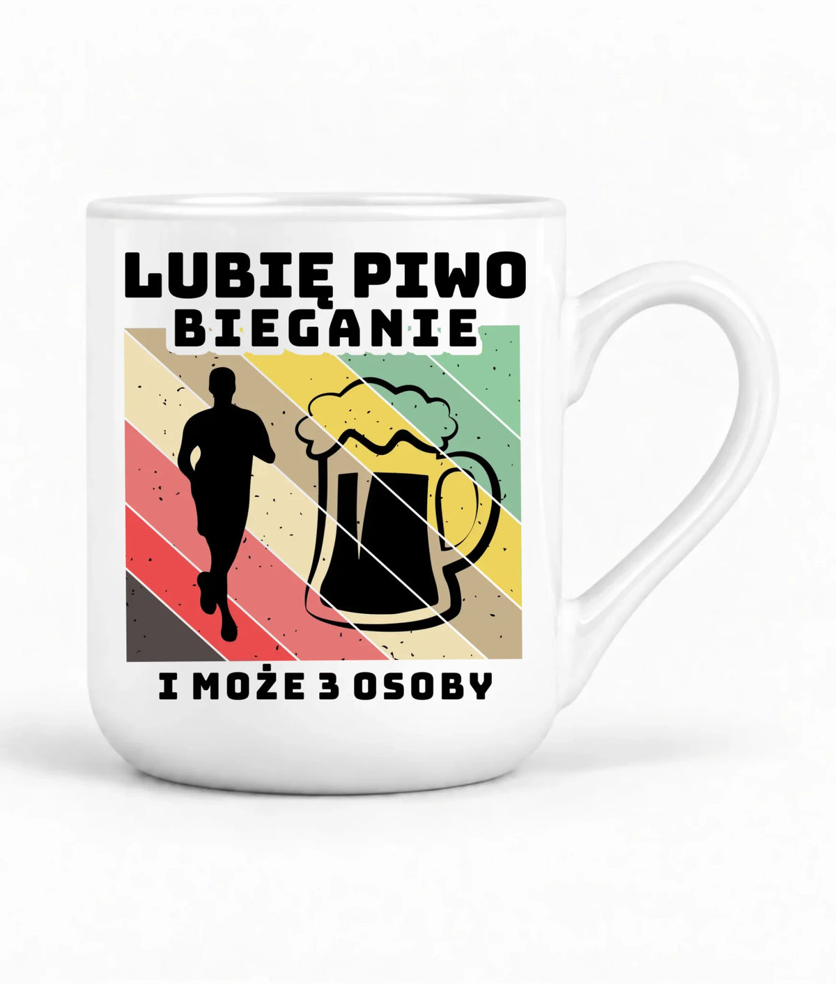 Kubek elegant dla biegacza - Lubię piwo bieganie HB01