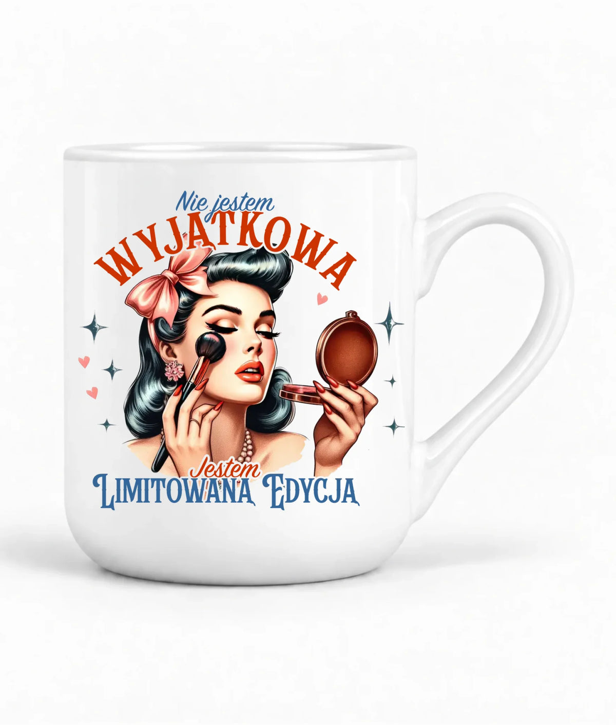Kubek elegant – Nie jestem wyjątkowa, jestem limitowaną edycją - retro DZ10