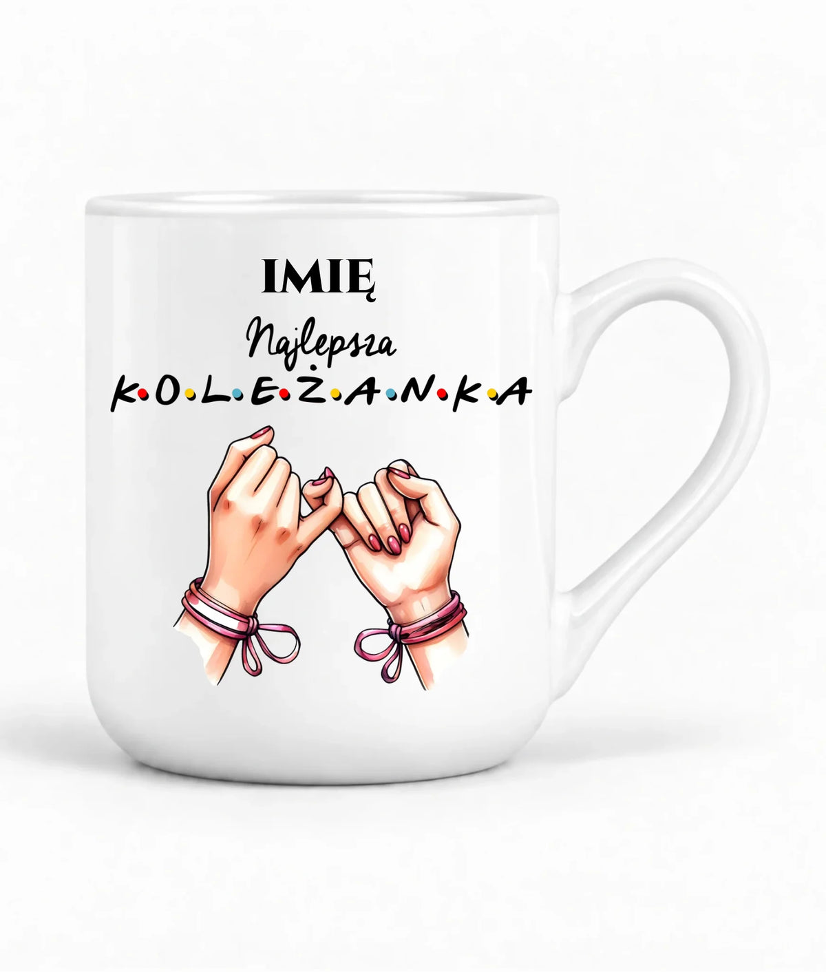 Kubek elegant - Najlepsza koleżanka - personalizowany DZ02