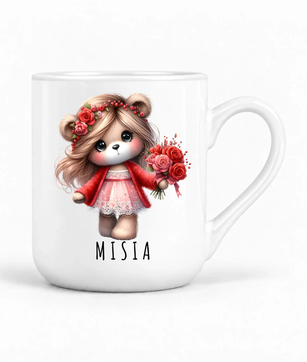 Kubek elegant dla dziewczyny - Misia W35