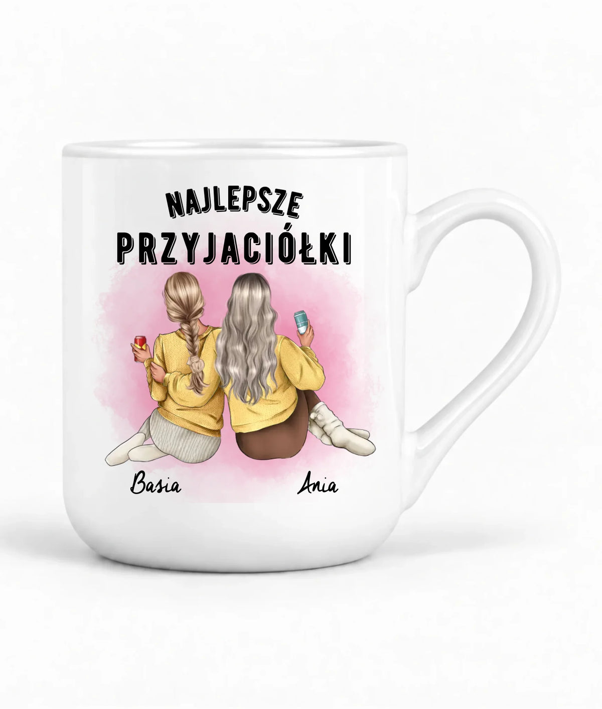 Kubek elegant - prezent dla przyjaciółek - Najlepsze przyjaciółki 2-4 osób - personalizowany PR01