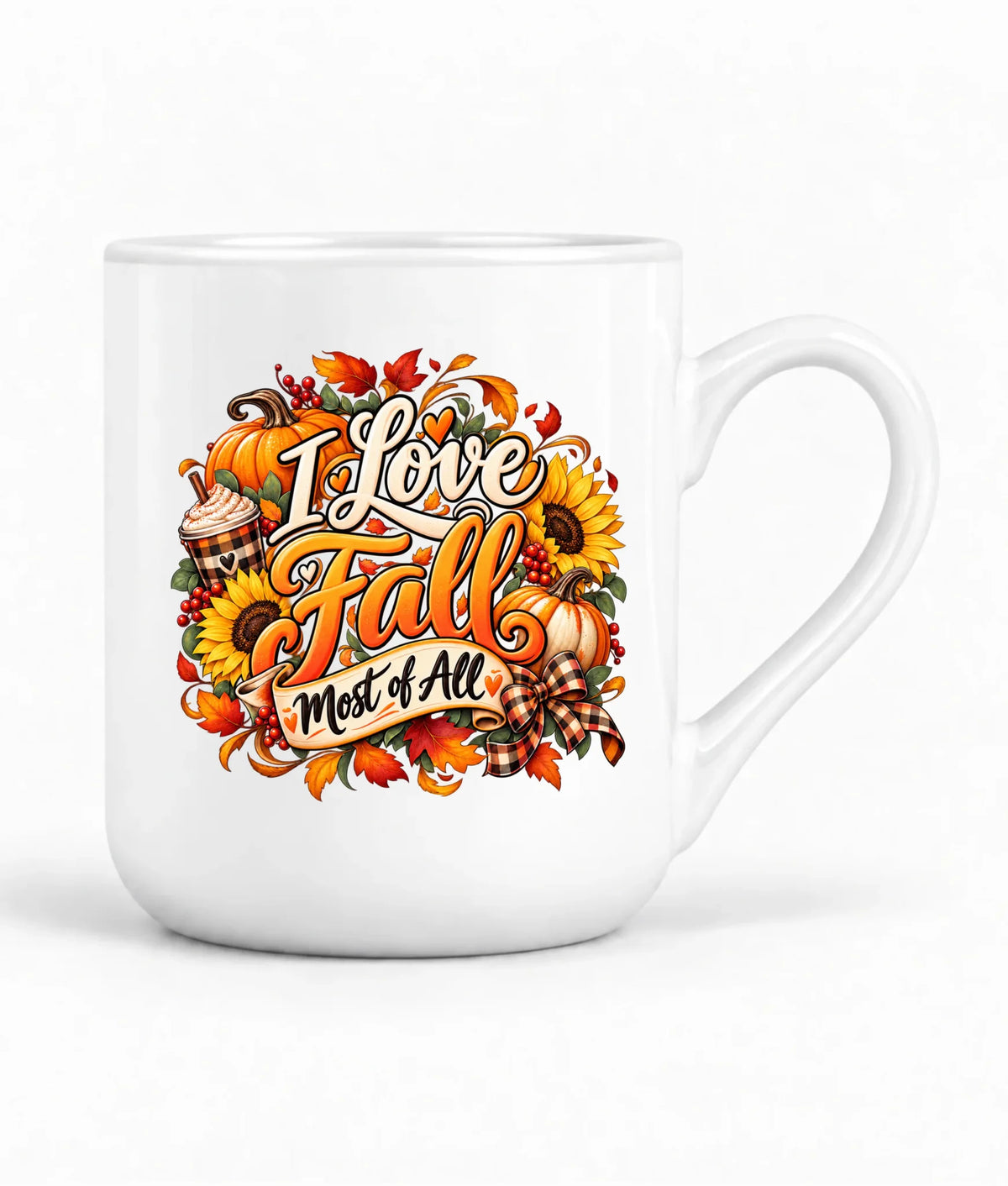 Kubek elegant jesienny - I Love Fall Most of All II