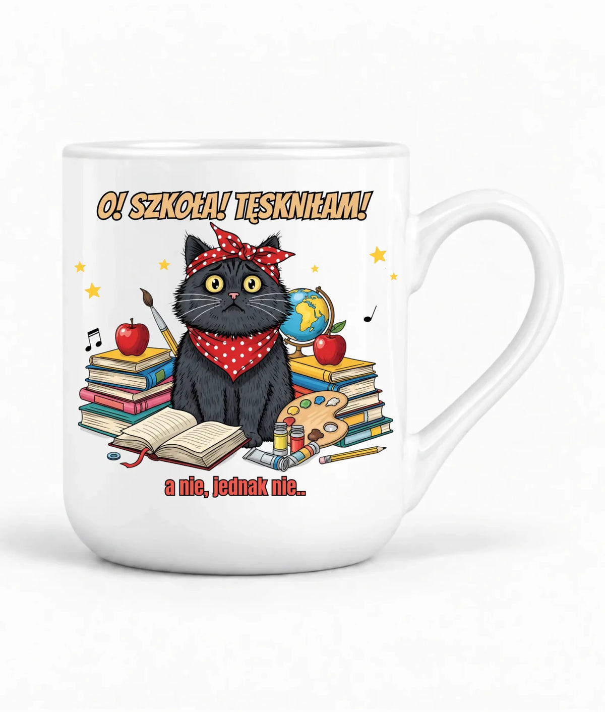 Kubek elegant szkolny O! Szkoła! Tęskniłam! a nie, jednak nie... SZ12