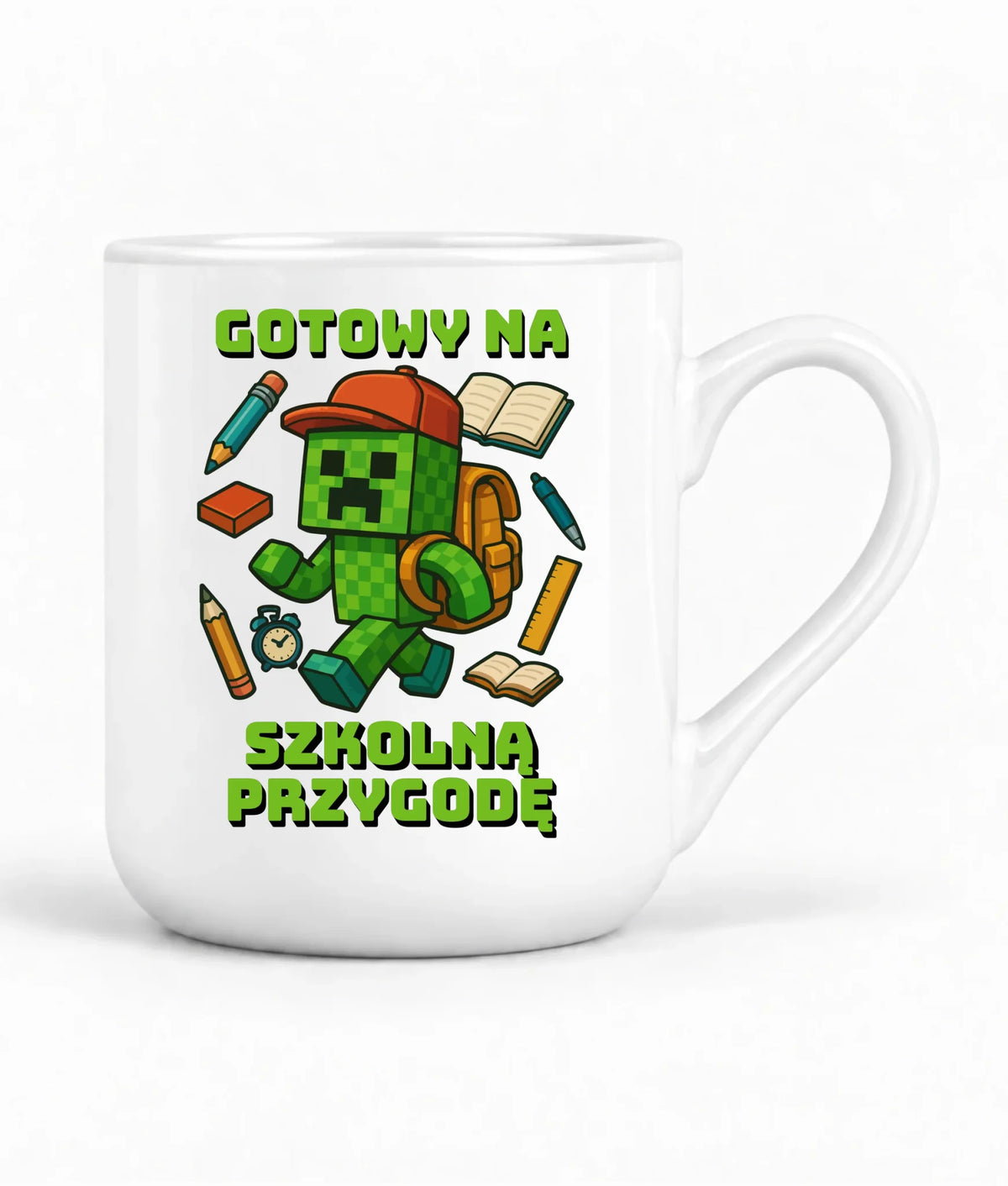 Kubek elegant szkoła - Gotowy na szkołę - gamer do szkoły - SZ13