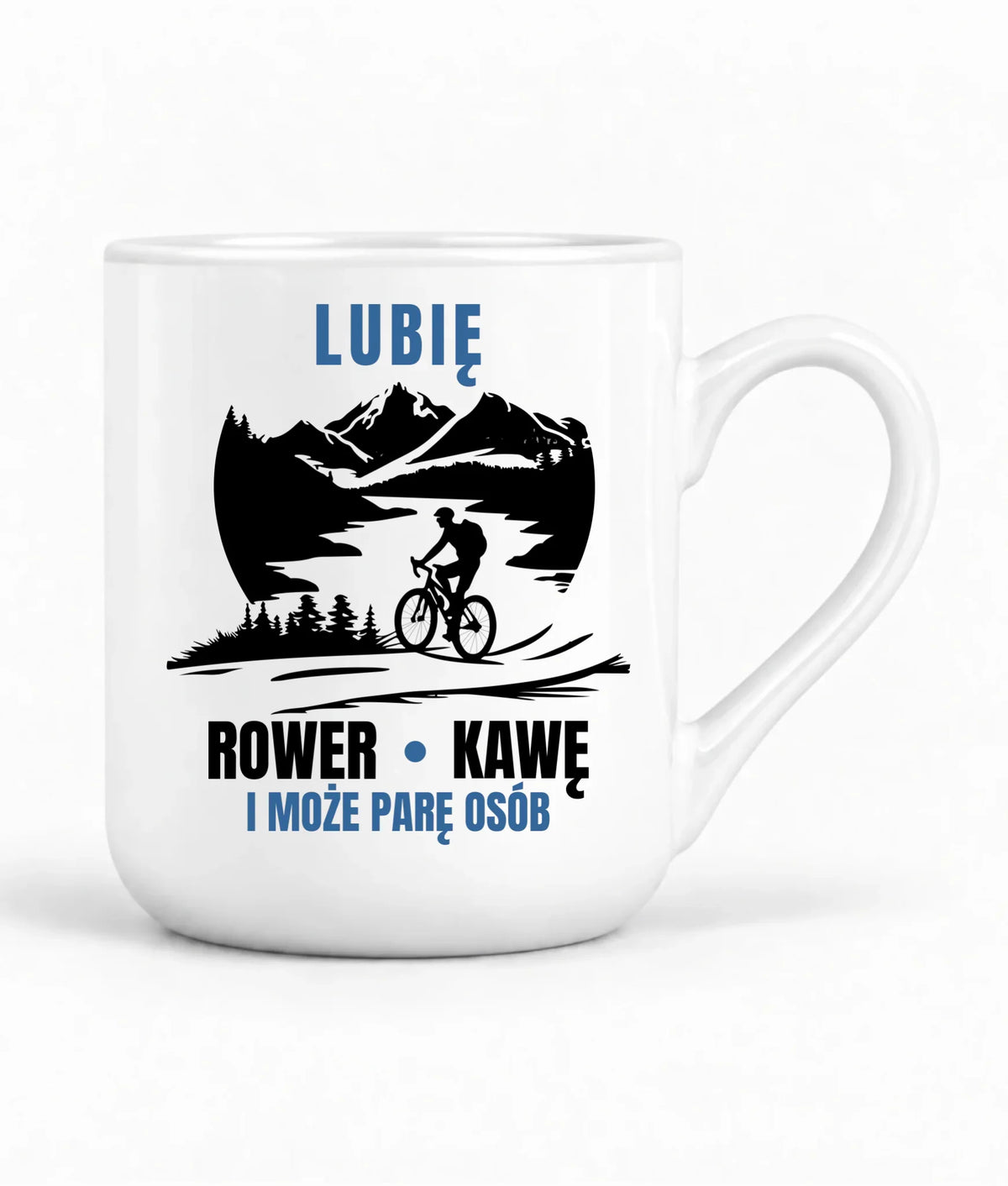 Kubek elegant dla rowerzysty - Lubię rower kawę i może parę osób HR05