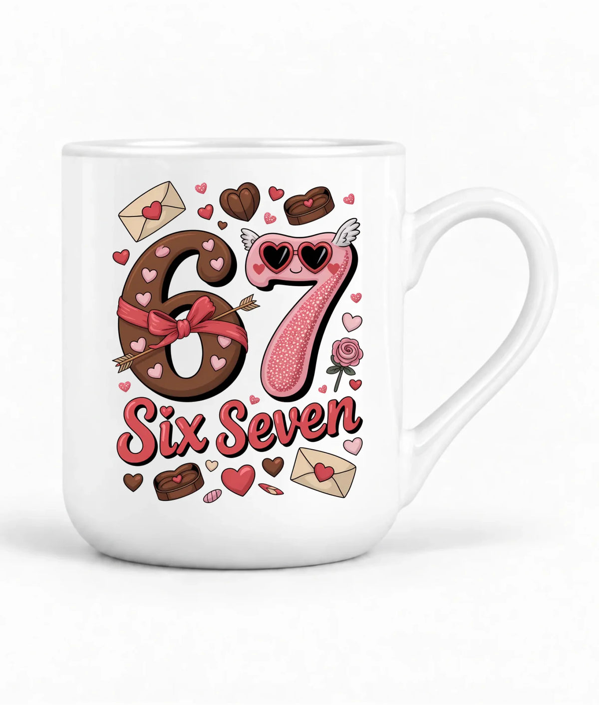 Kubek elegant - Miłość Six Seven 67 W72