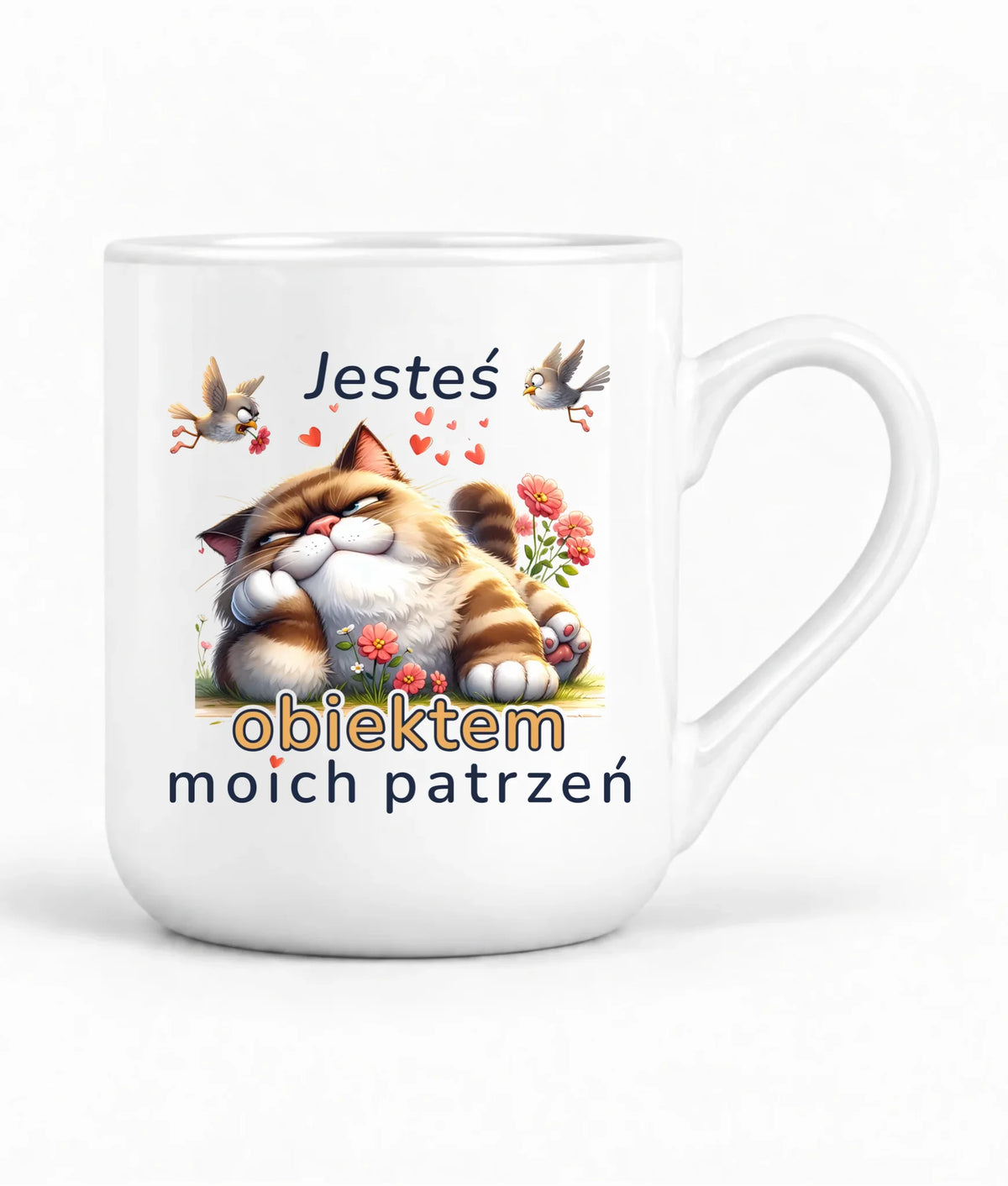 Kubek elegant dla par - Jesteś obiektem moich patrzeń W68