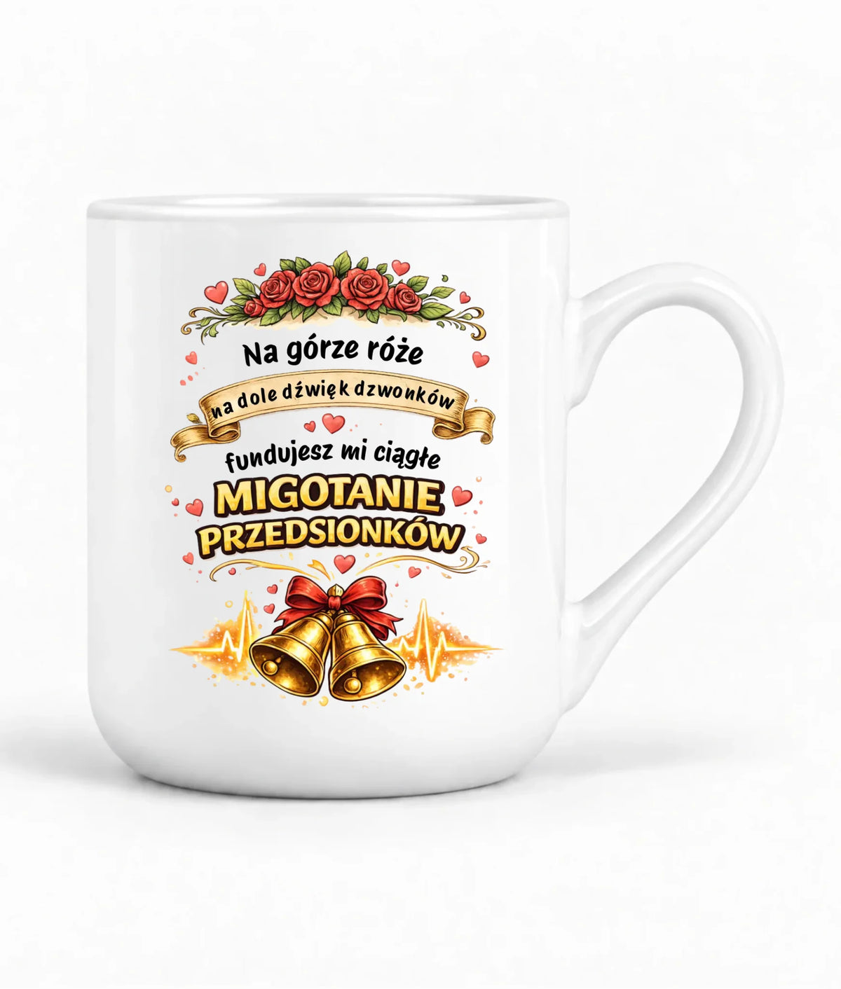 Kubek elegant dla par - Fundujesz mi ciągłe migotanie przedsionków W71