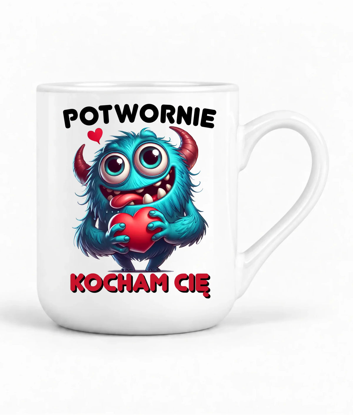 Kubek elegant dla par - Potwornie Kocham Cię W45