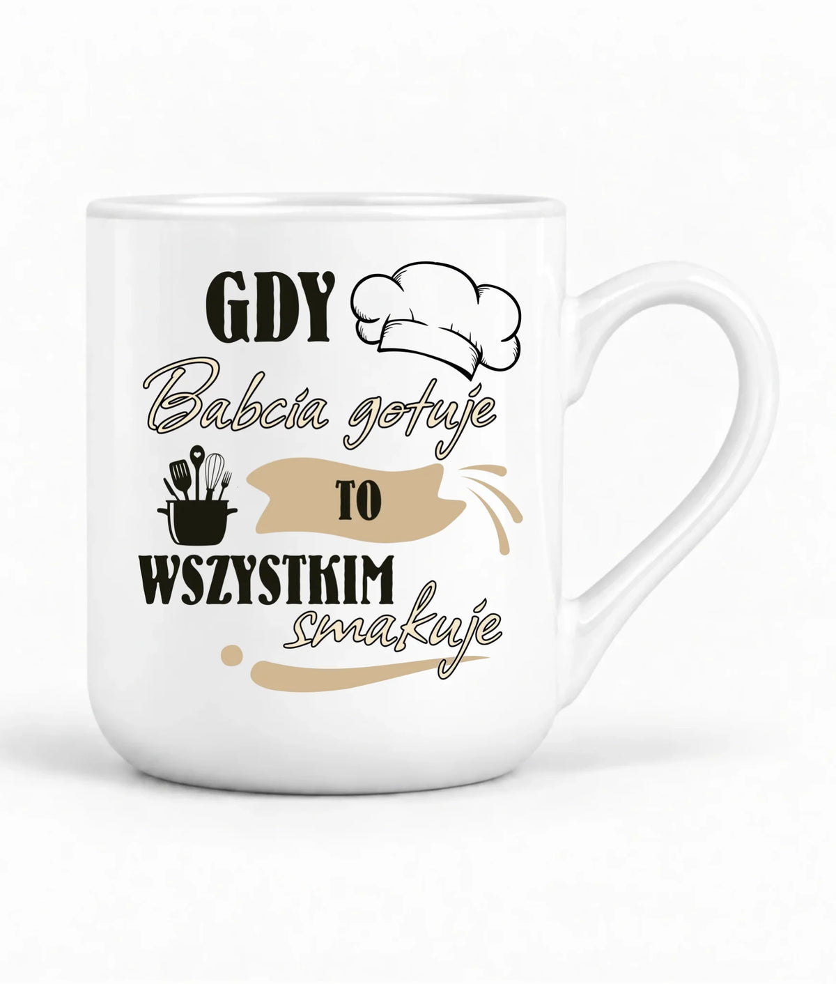 Kubek elegant dla babci - Gdy babcia gotuje to wszystkim smakuje B36