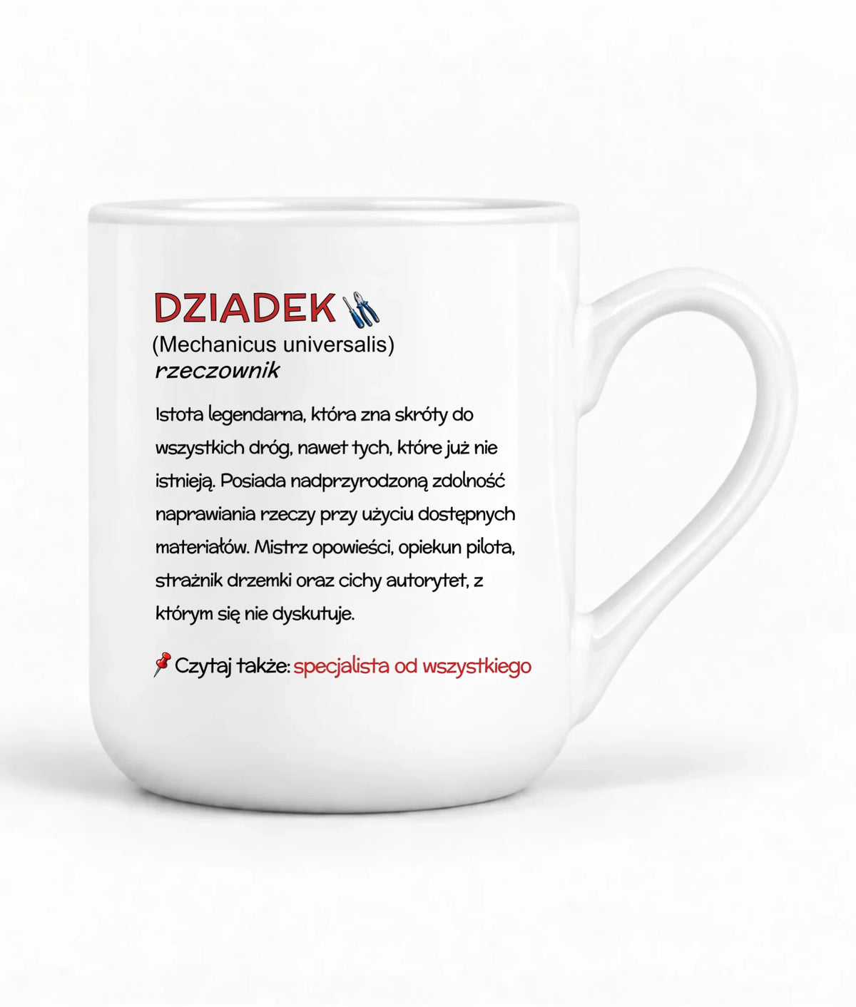 Kubek elegant dla dziadka - Dziadek śmieszna definicja D43