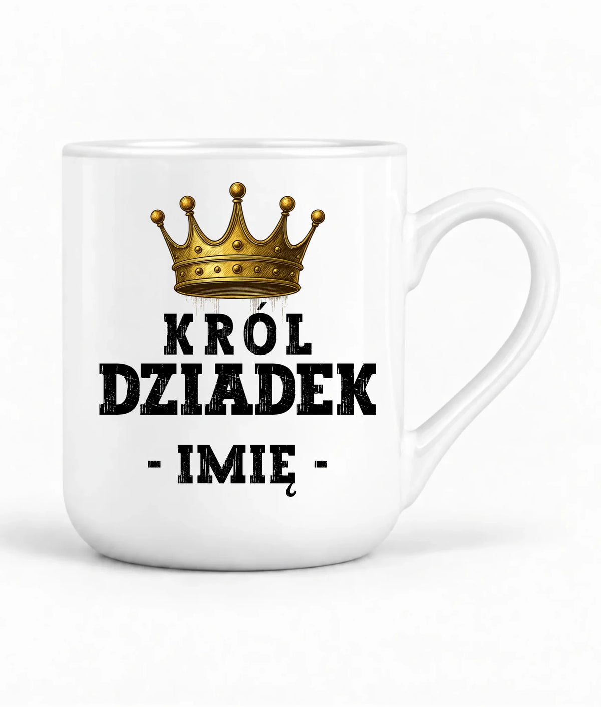 Kubek elegant dla dziadka - Król Dziadek - personalizowany D17