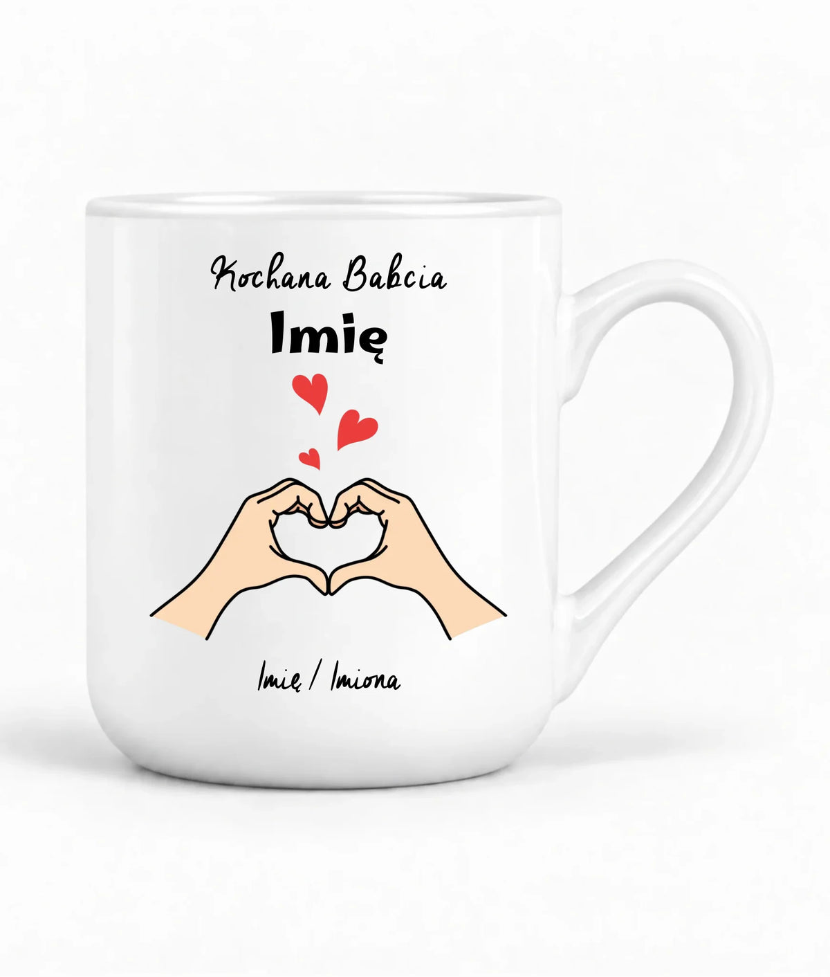 Kubek elegant dla babci - Kochana Babcia podpis - personalizowany B13