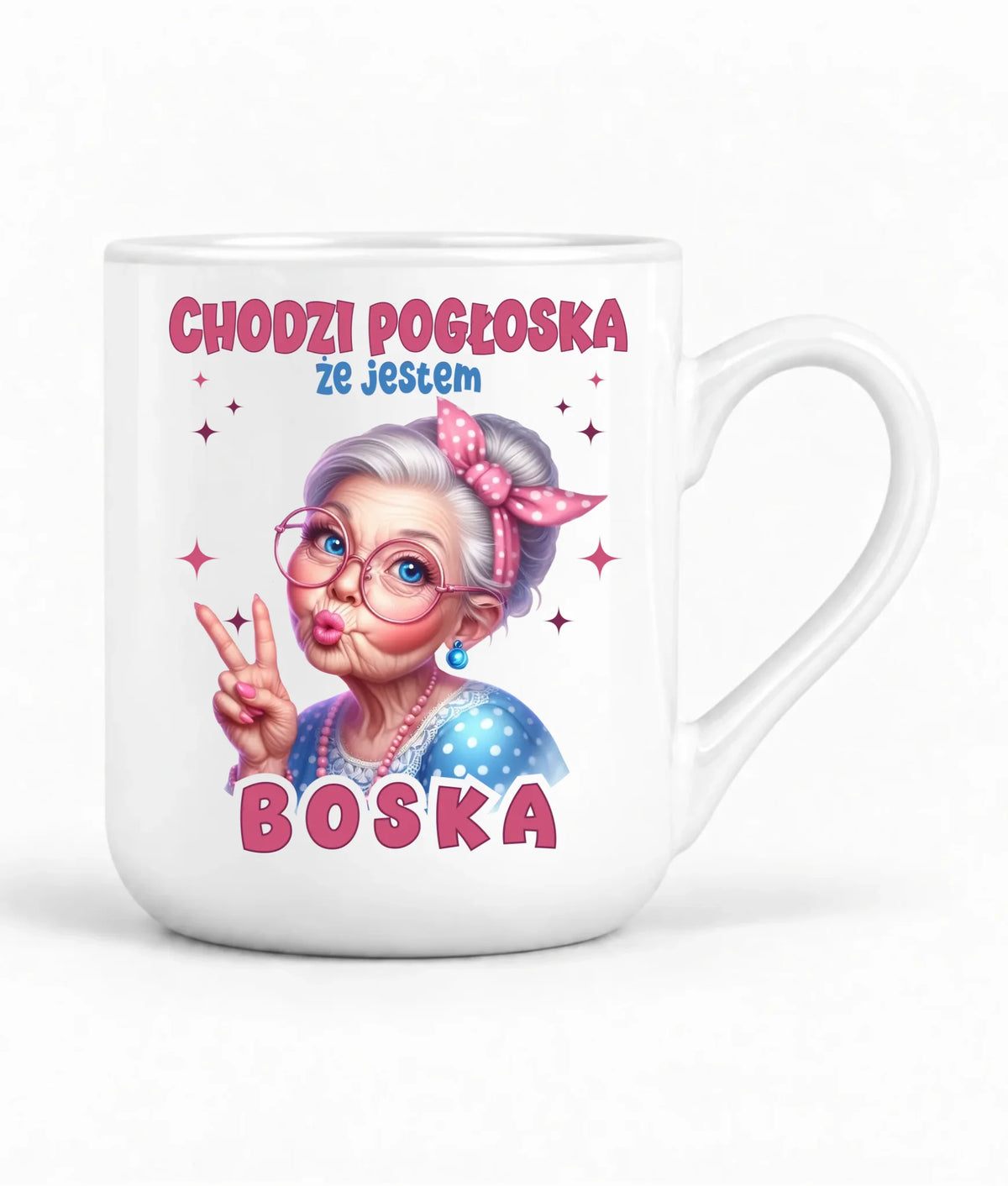 Kubek elegant dla babci - Chodzi pogłoska, że jestem boska B16