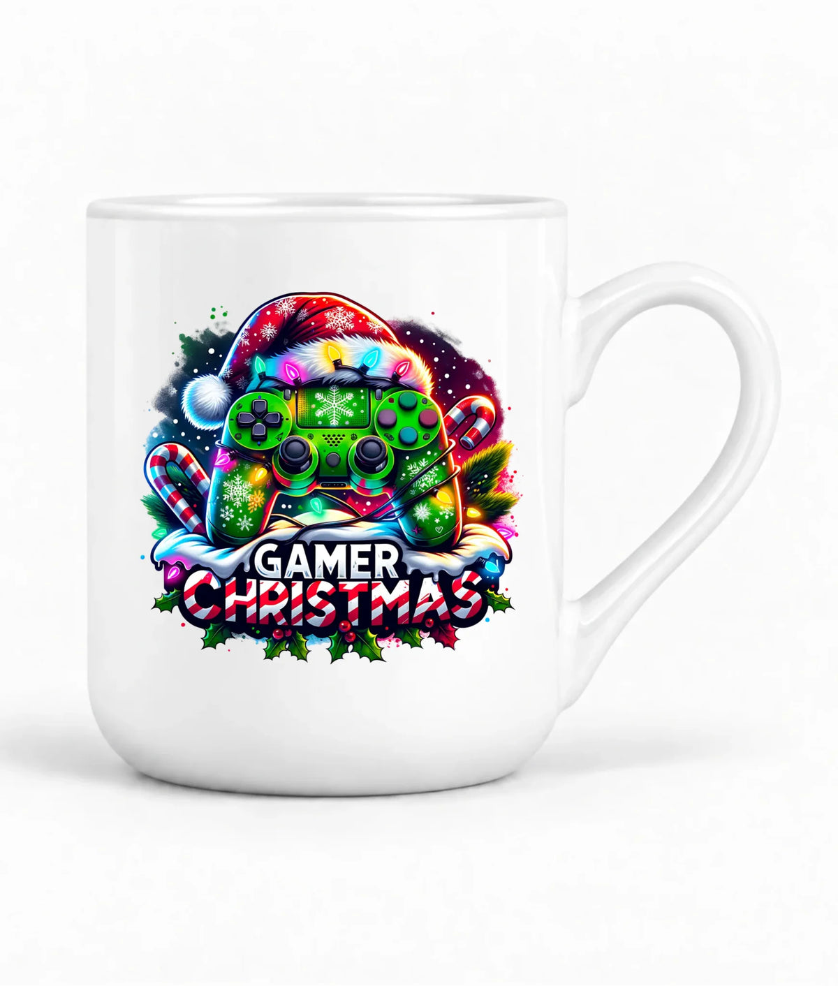 Kubek elegant świąteczny - prezent dla gracza - Christmas gamer BN22