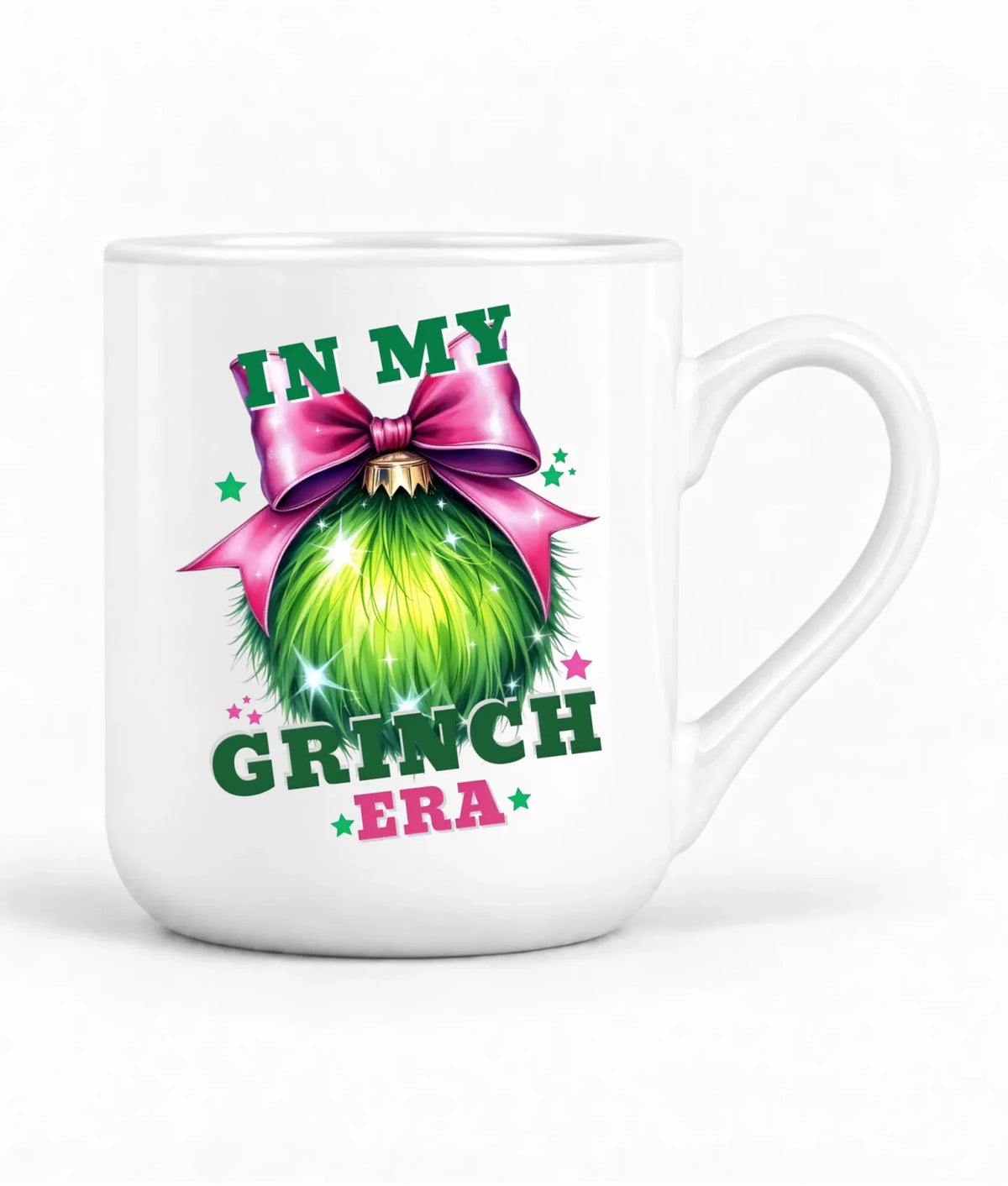 Kubek elegant świąteczny - In my Grinch era BN26